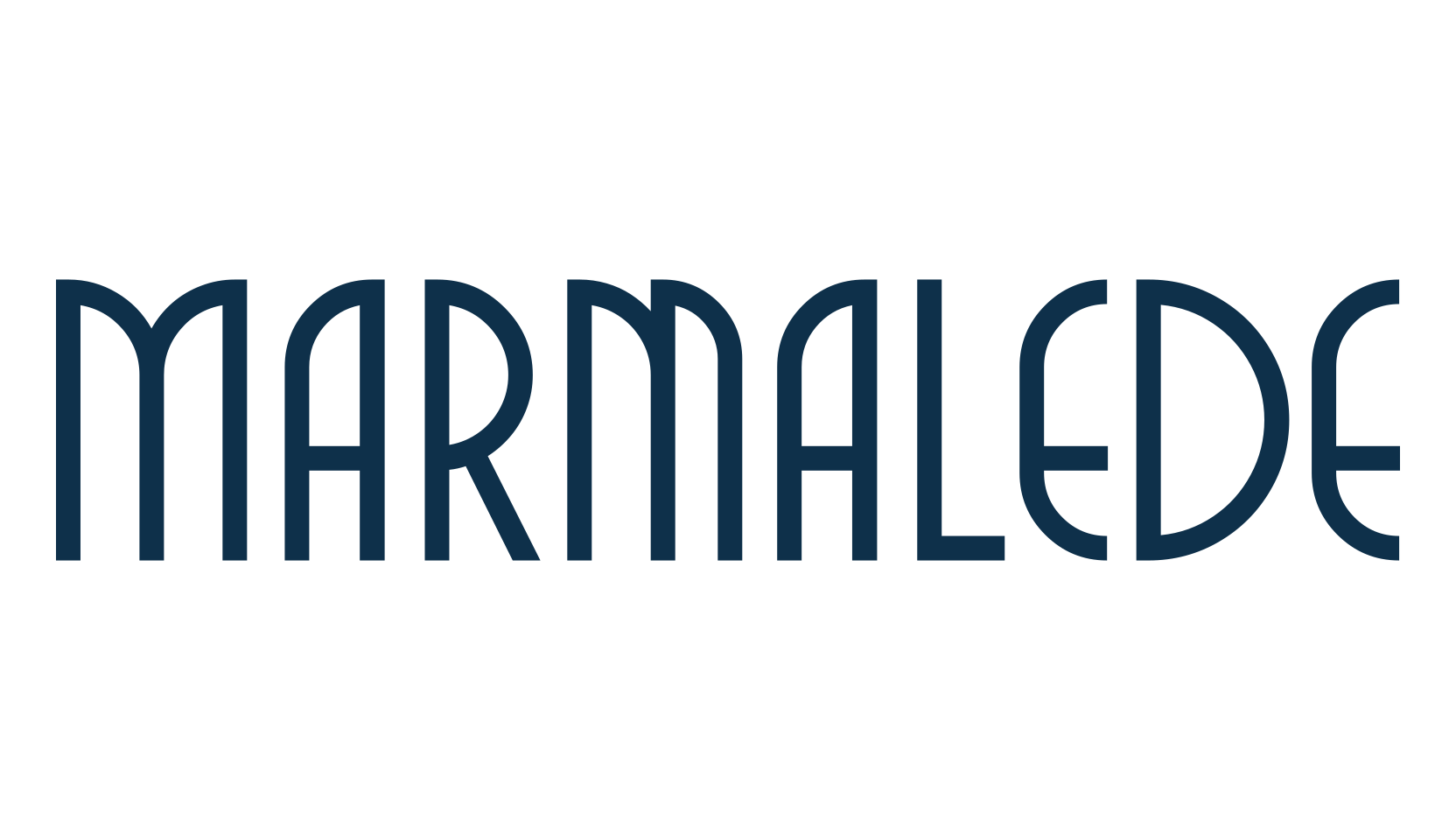 Marmalede, retro font preview