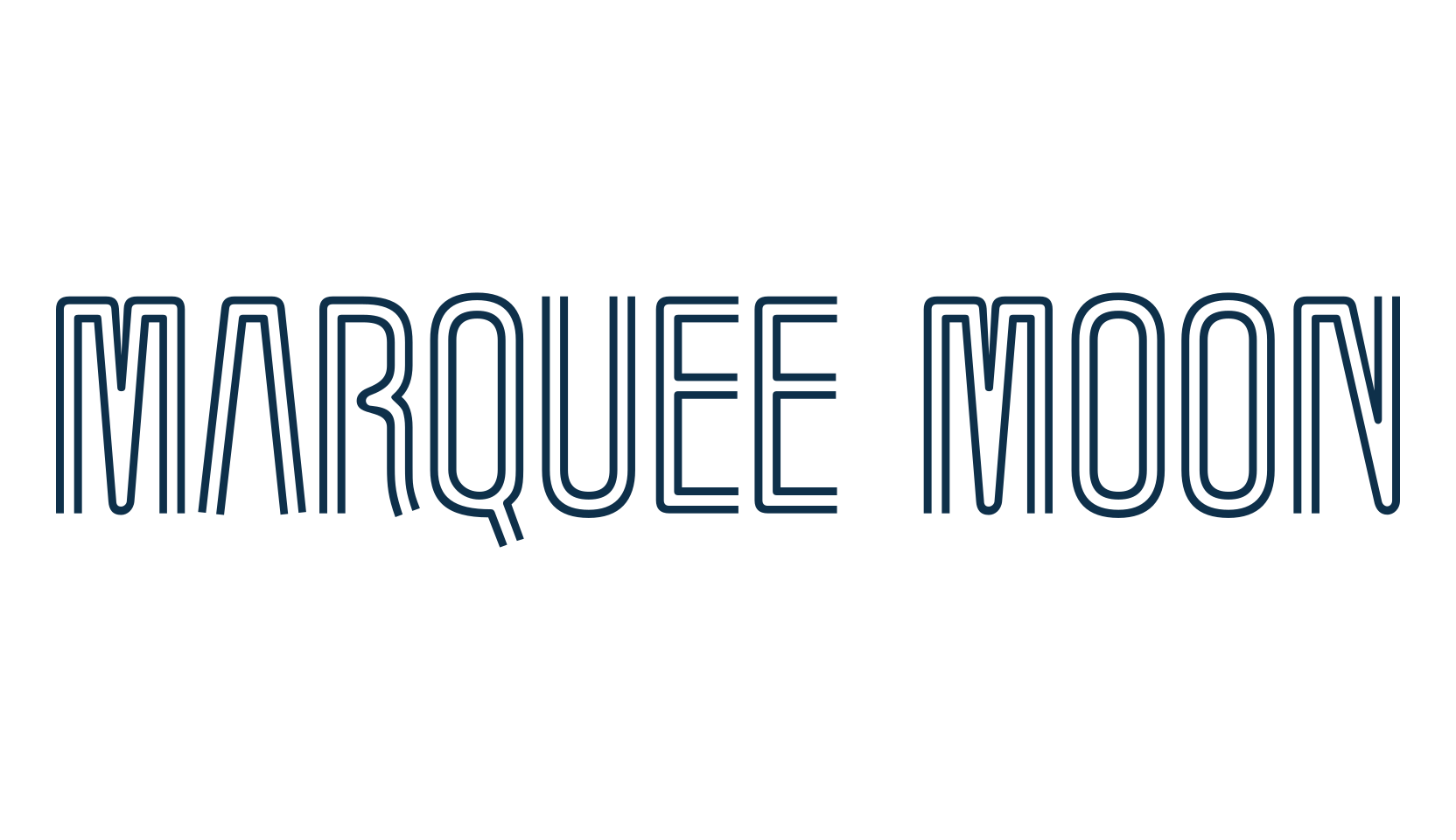 Marquee Moon, various font preview