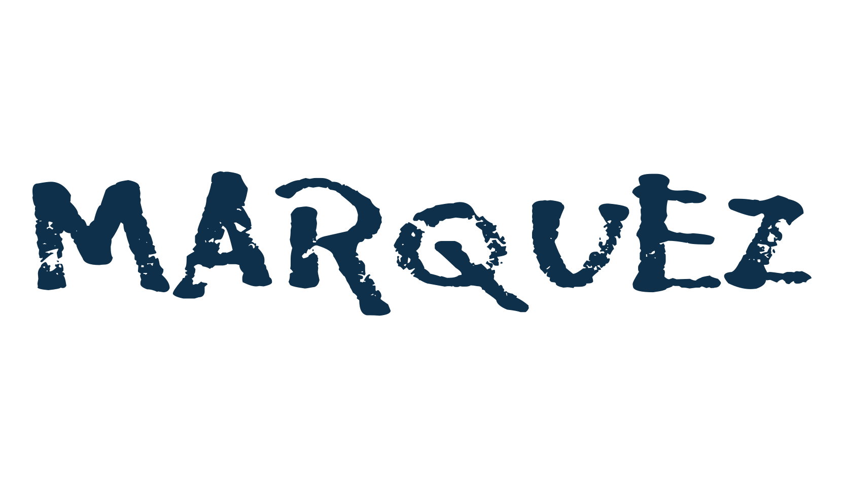 Marquez, trash font preview