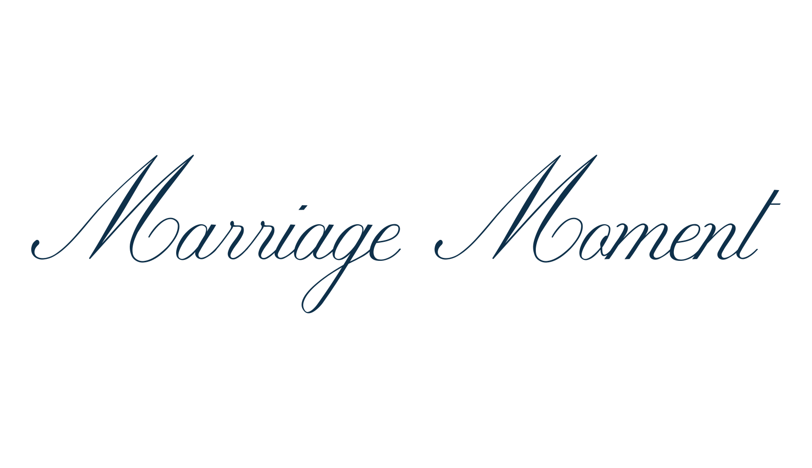 Marriage Moment, script calligraphy fancy decorative font preview