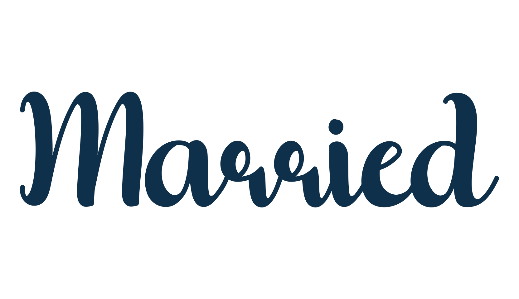 Married, display market font preview