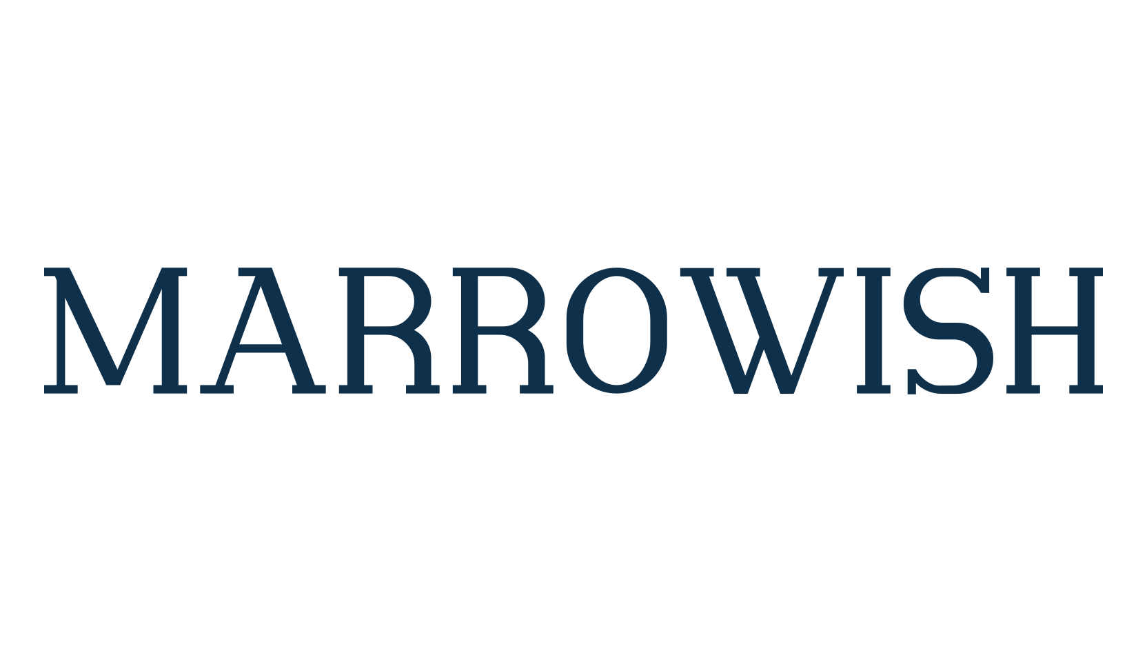 Marrowish, basic serif font preview