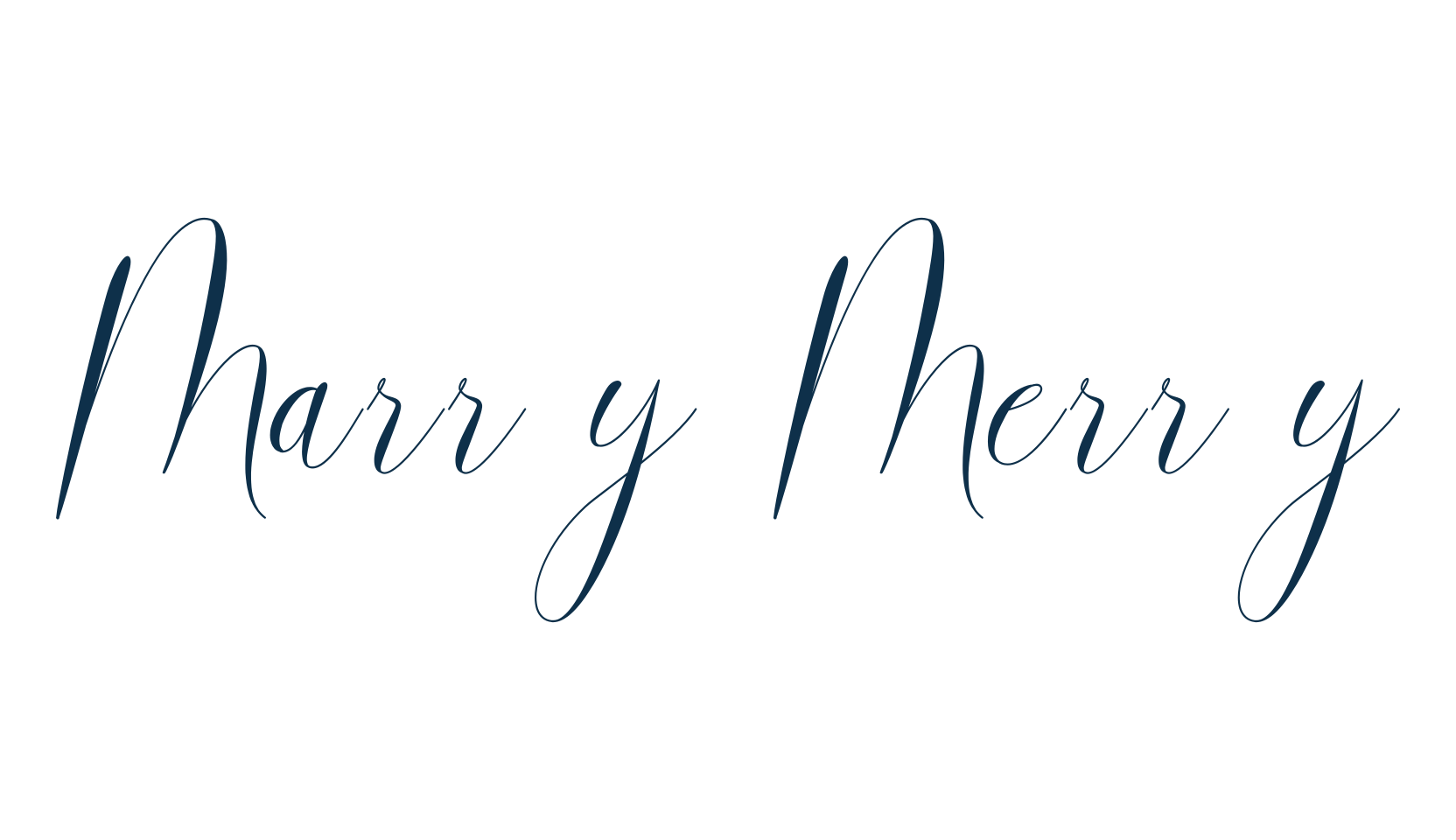 Marry Merry, script calligraphy fancy decorative font preview