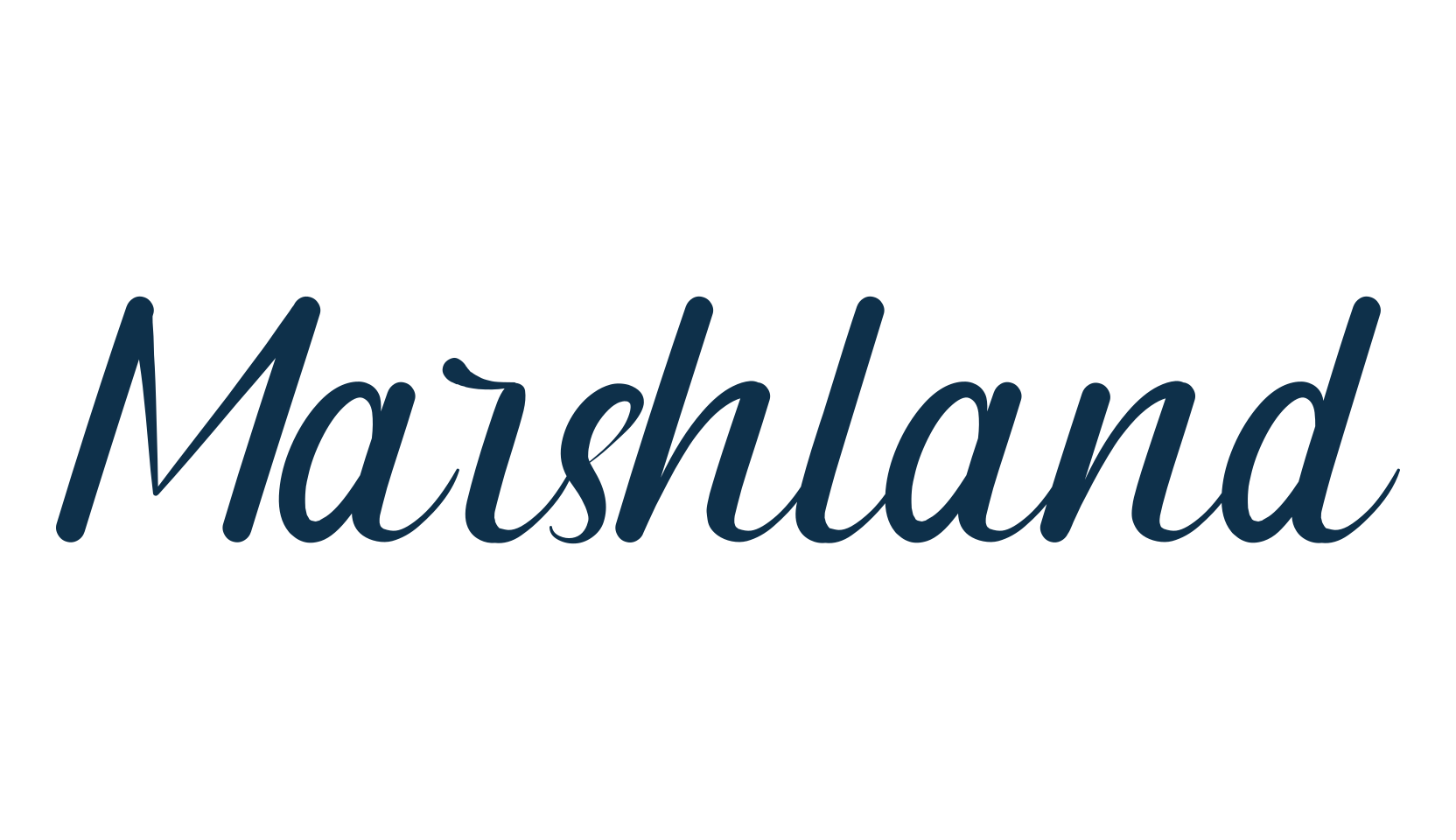 Marshland (marshland-2), calligraphy font preview