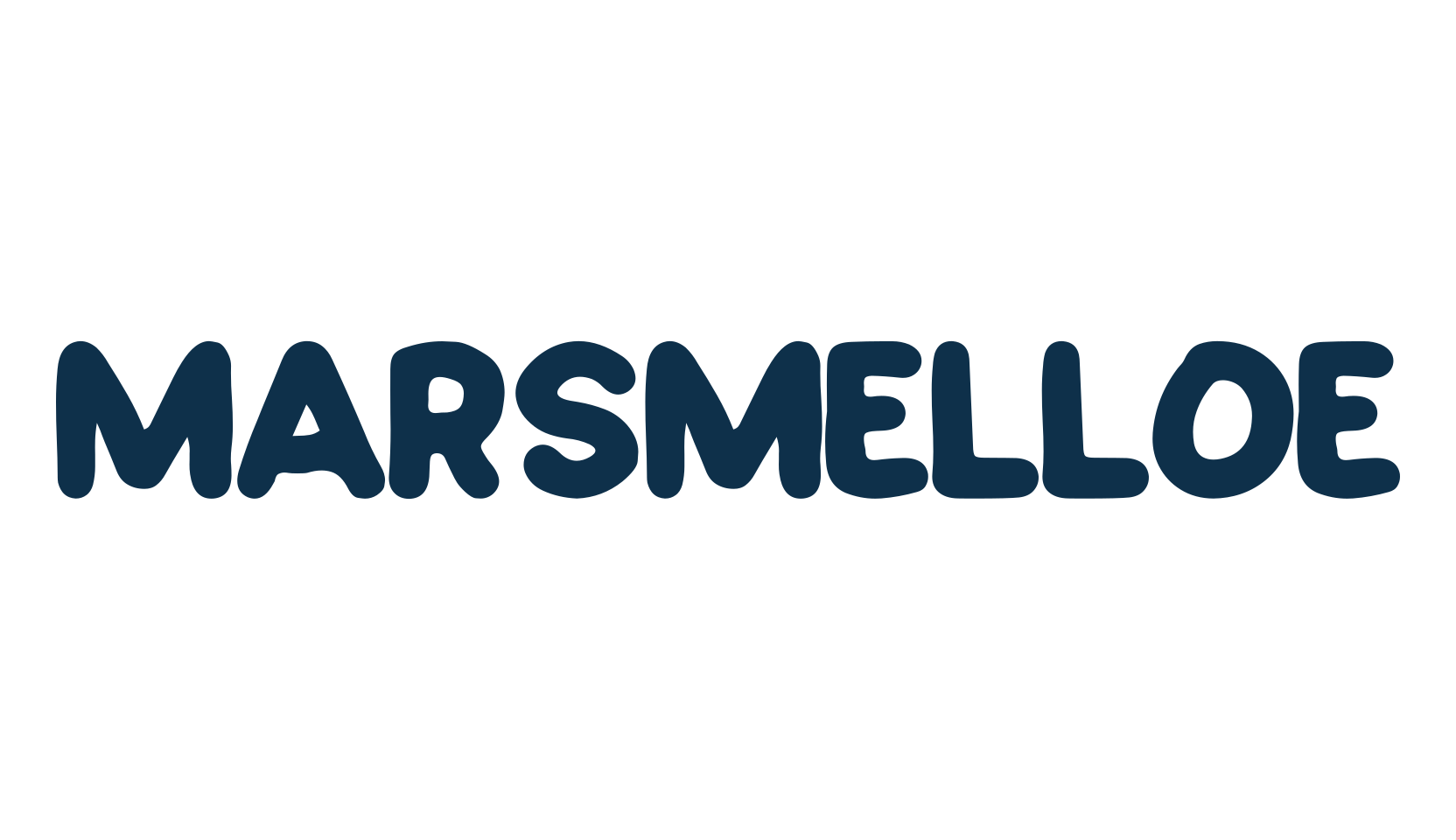 Marsmelloe, fancy cartoon decorative font preview