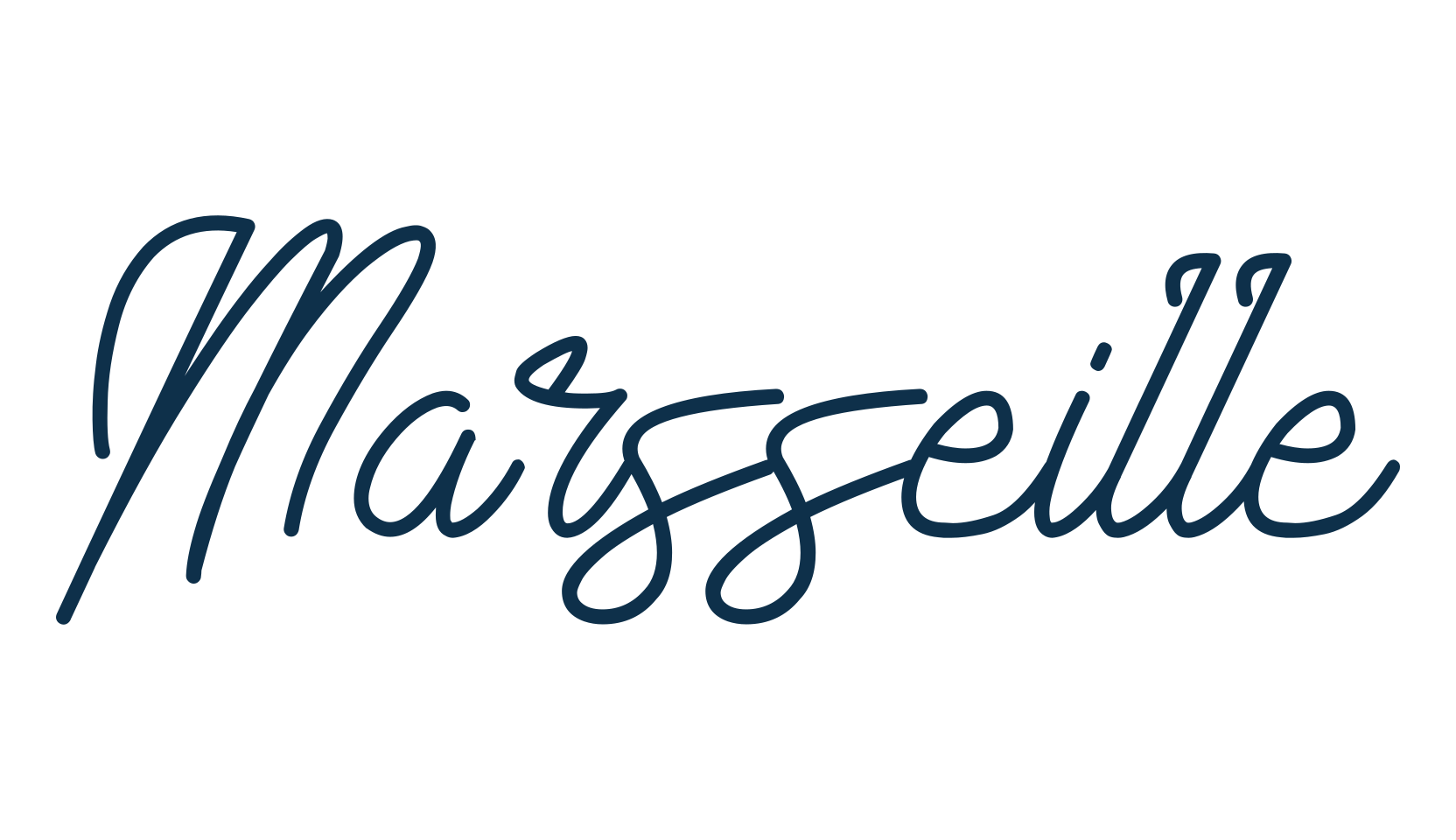 Marsseille, fancy decorative font preview