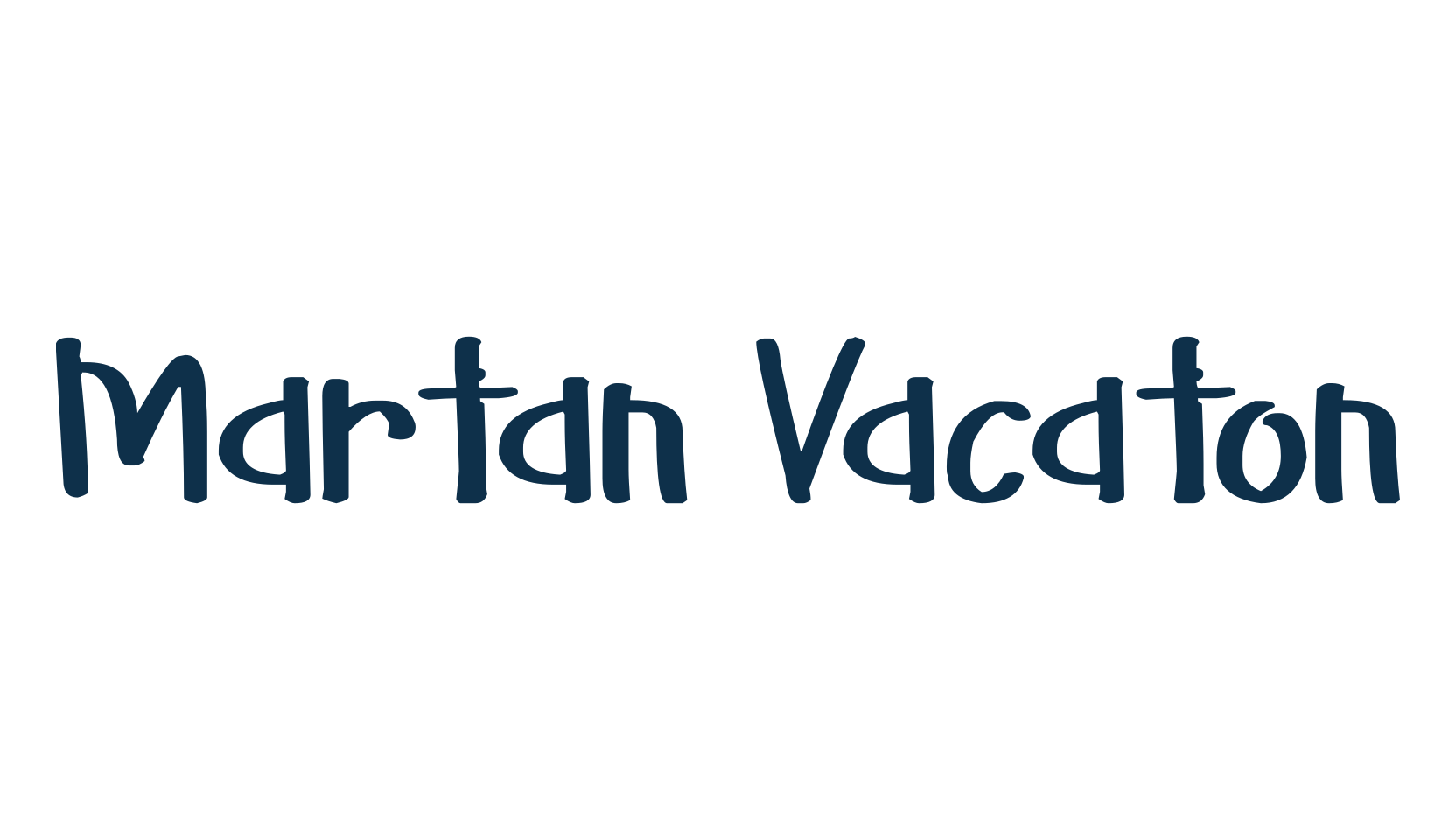 Martian Vacation, fancy cartoon decorative comic font preview