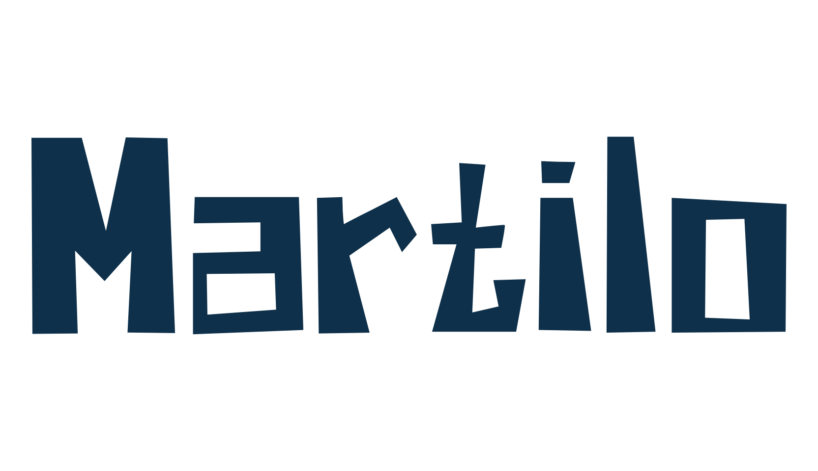 Martilo, cartoon font preview