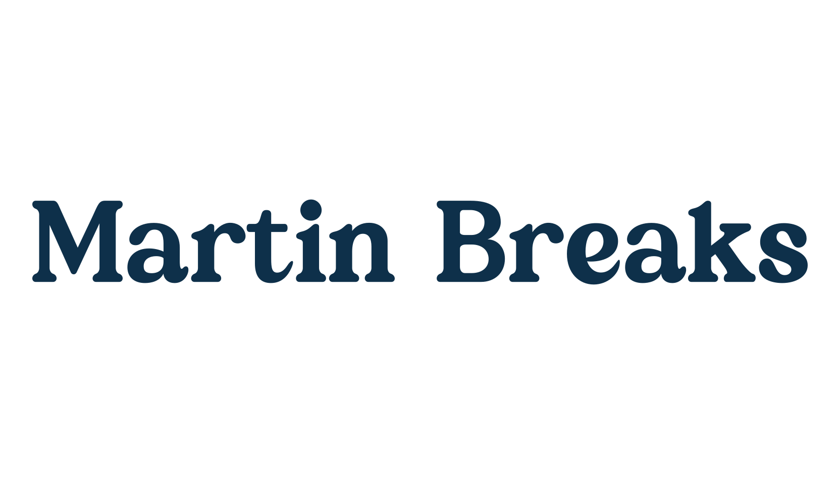 Martin Breaks, basic serif font preview
