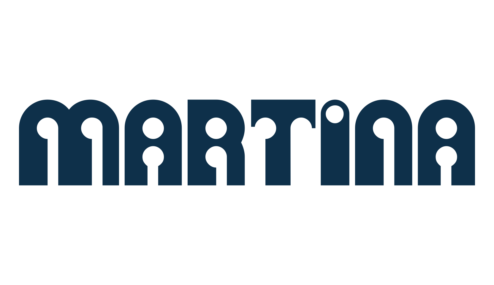 Martina (martina), retro font preview