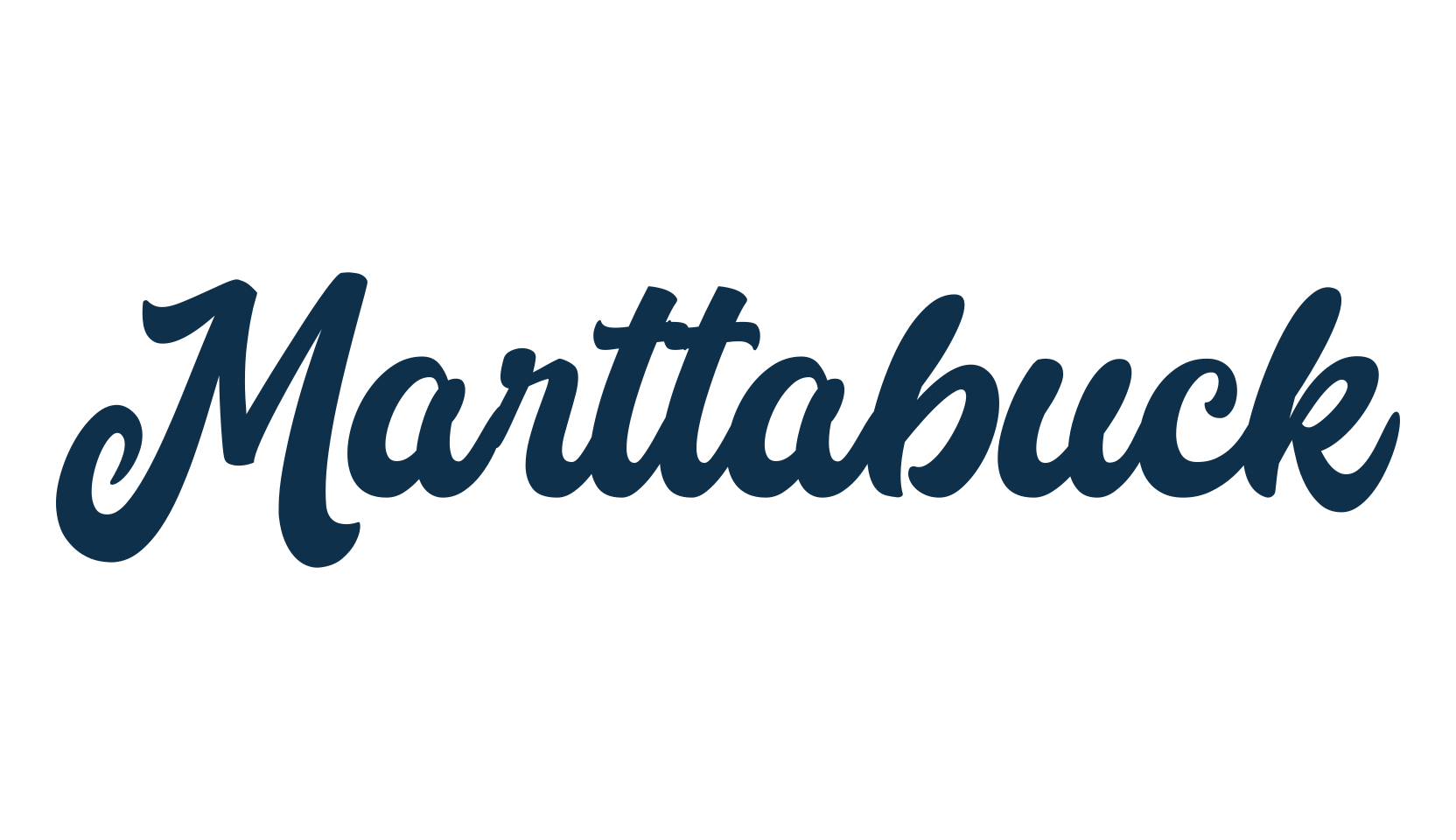 Marttabuck, various font preview