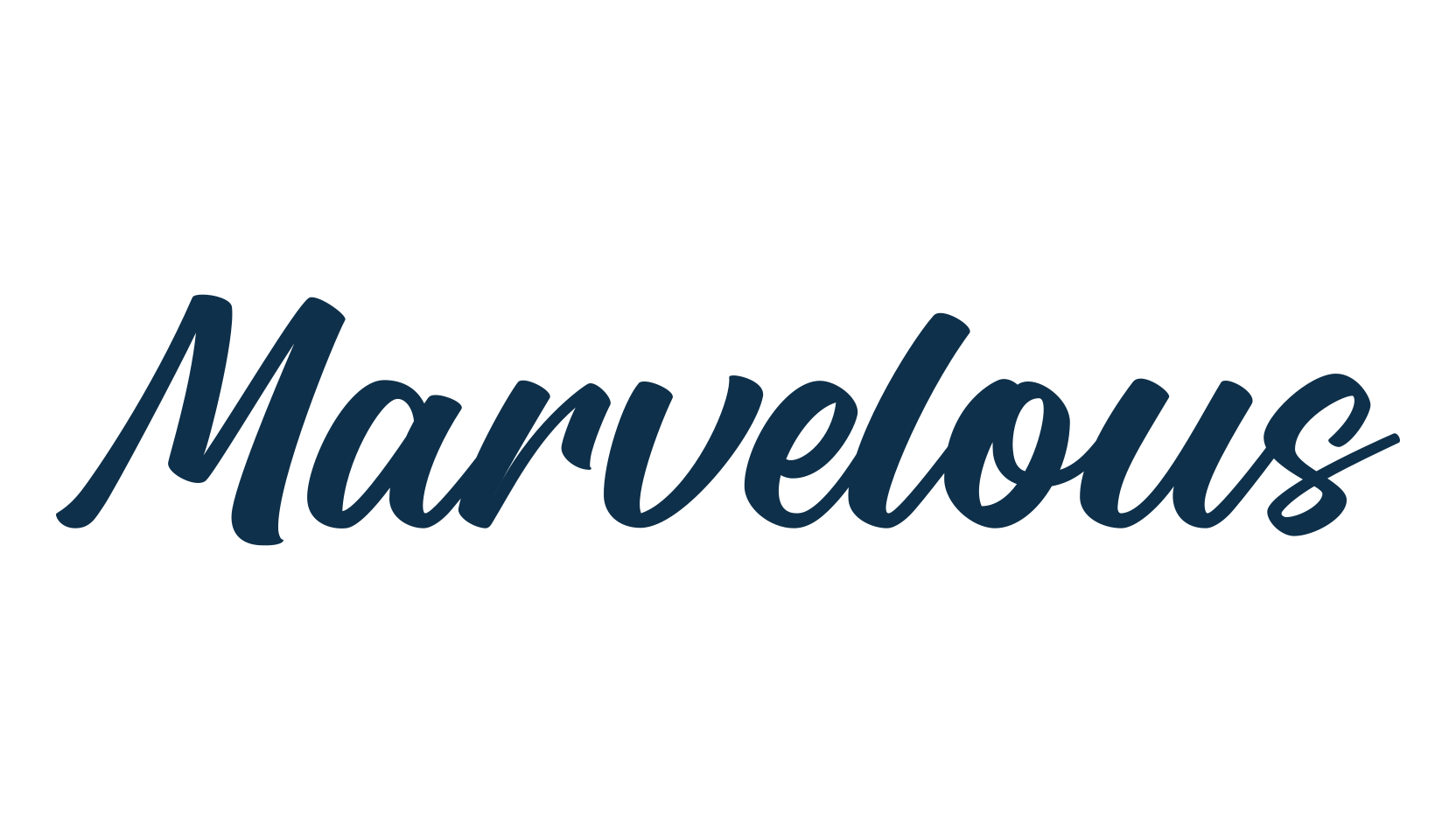 Marvelous (marvelous-3), fancy various decorative script calligraphy font preview