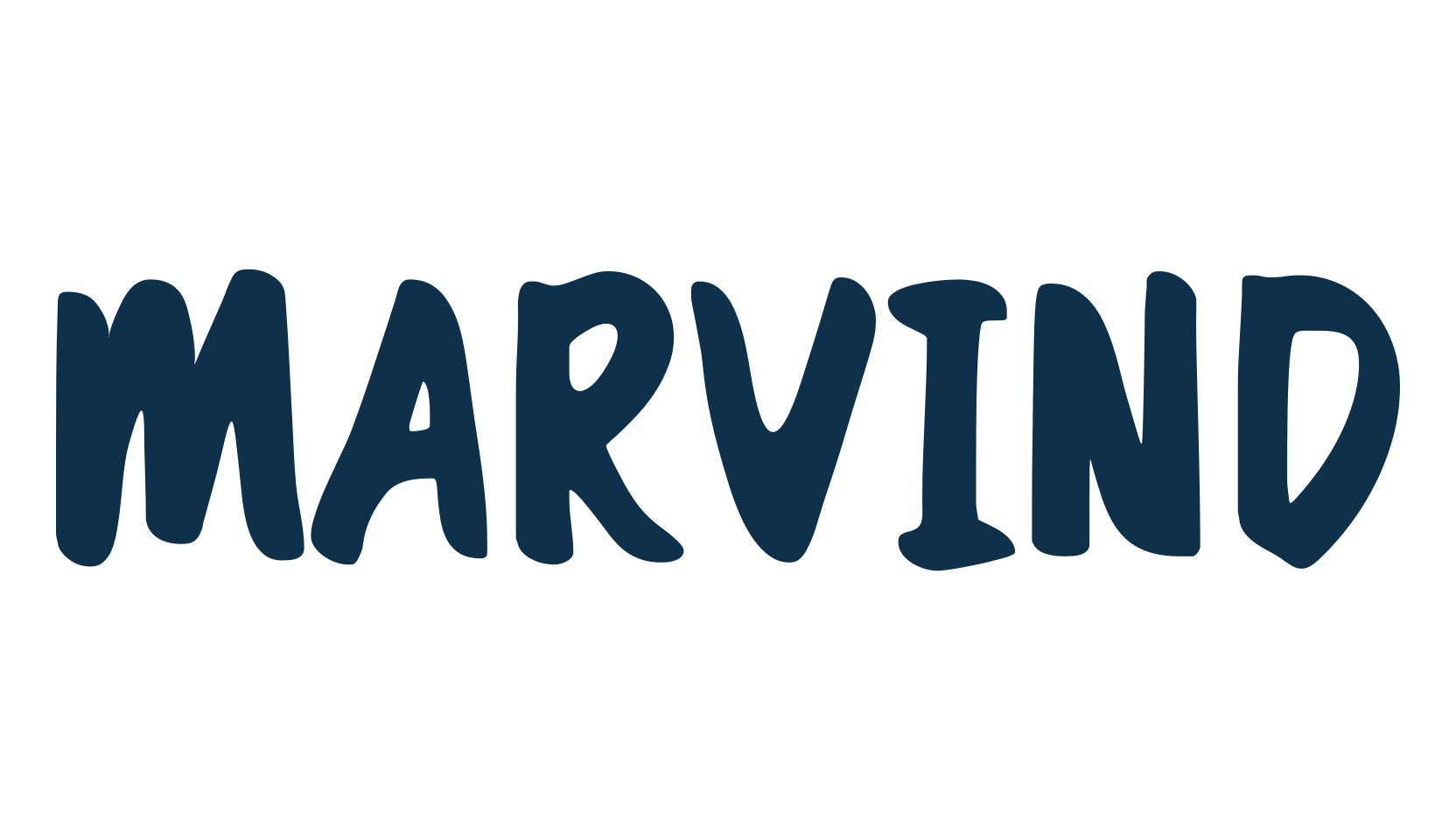 Marvind, fancy decorative font preview