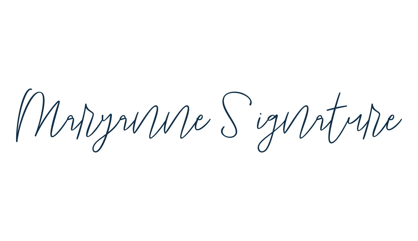 Maryanne Signature, script handwritten fancy decorative calligraphy font preview