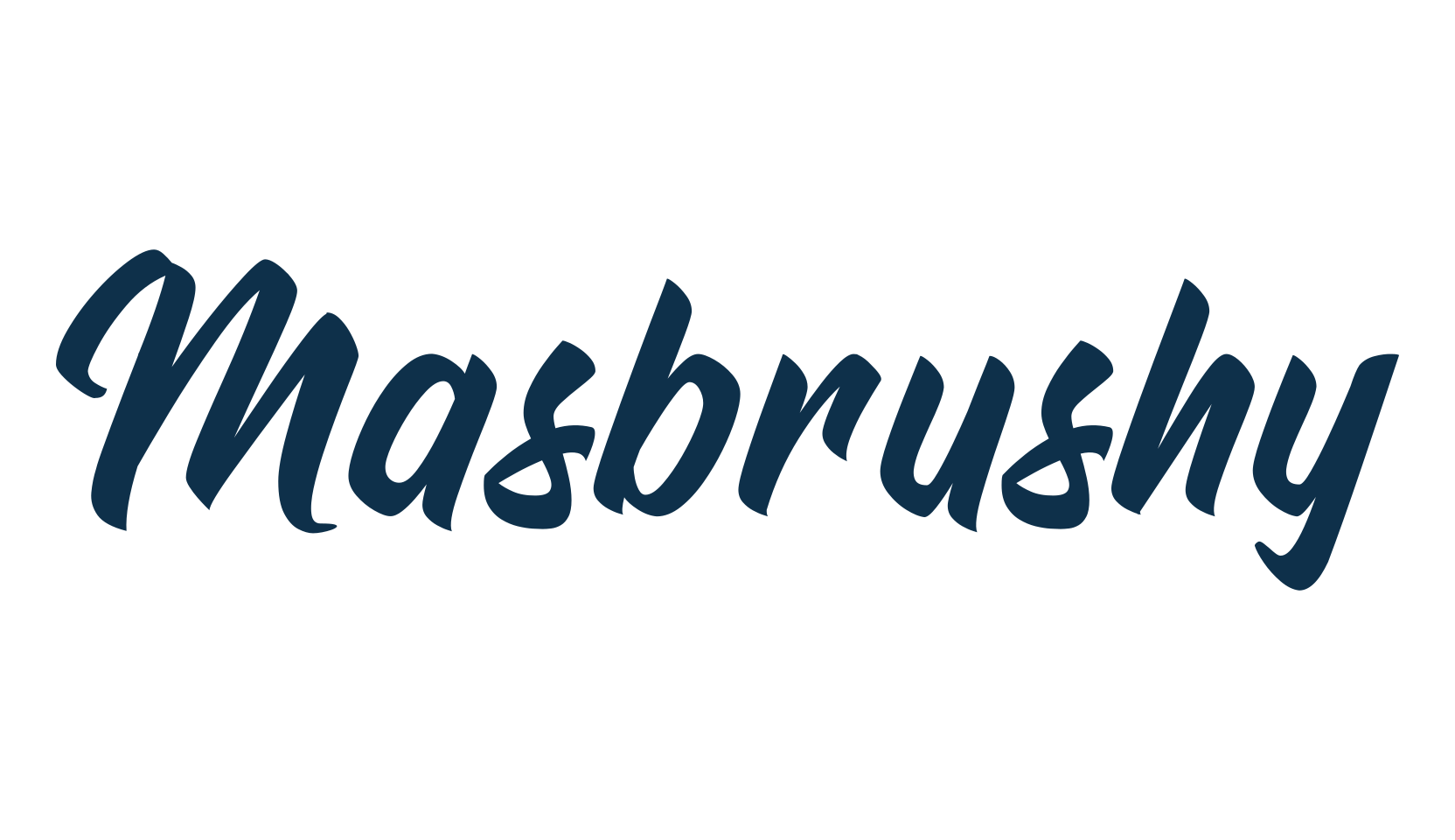 Masbrushy, display market font preview