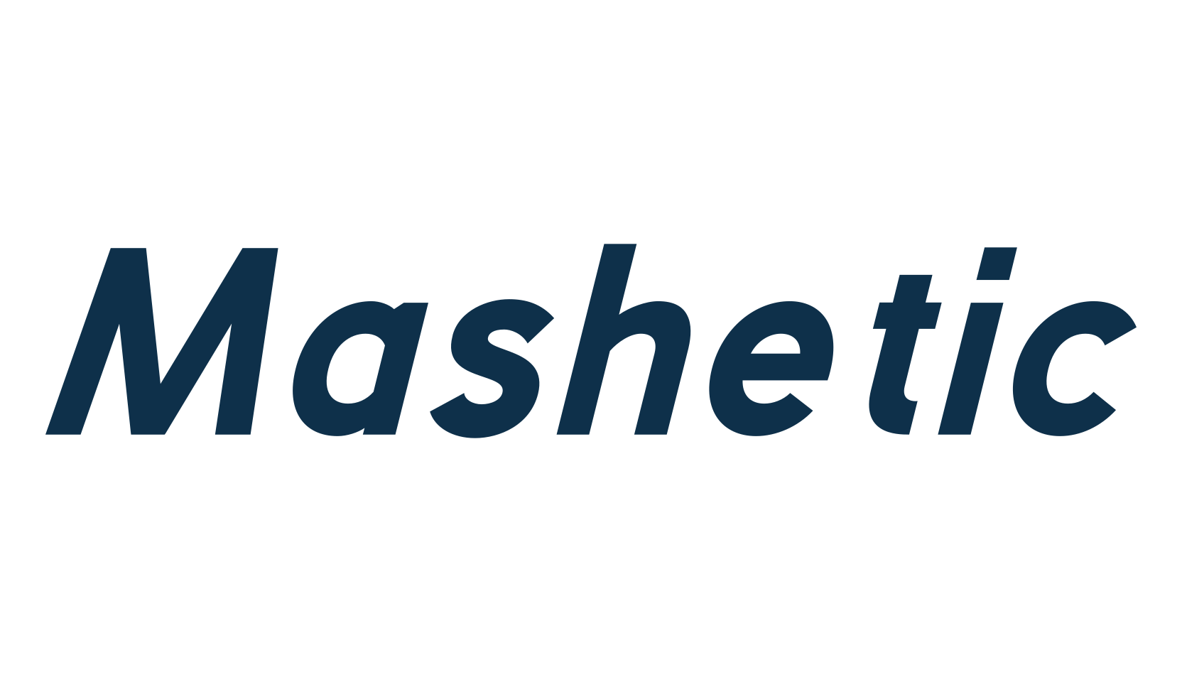 Mashetic, sans serif font preview
