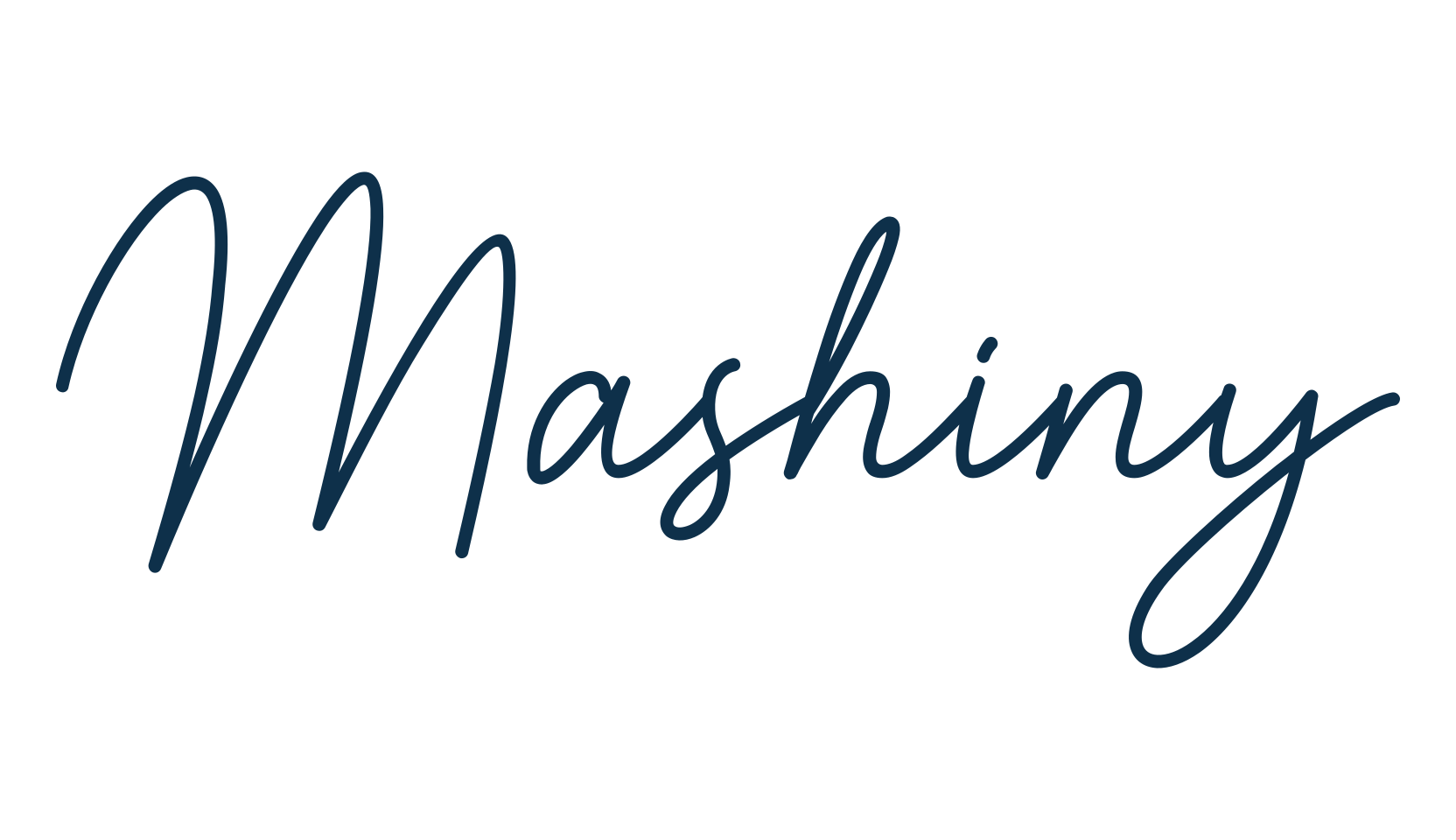 Mashiny, script handwritten fancy decorative calligraphy font preview