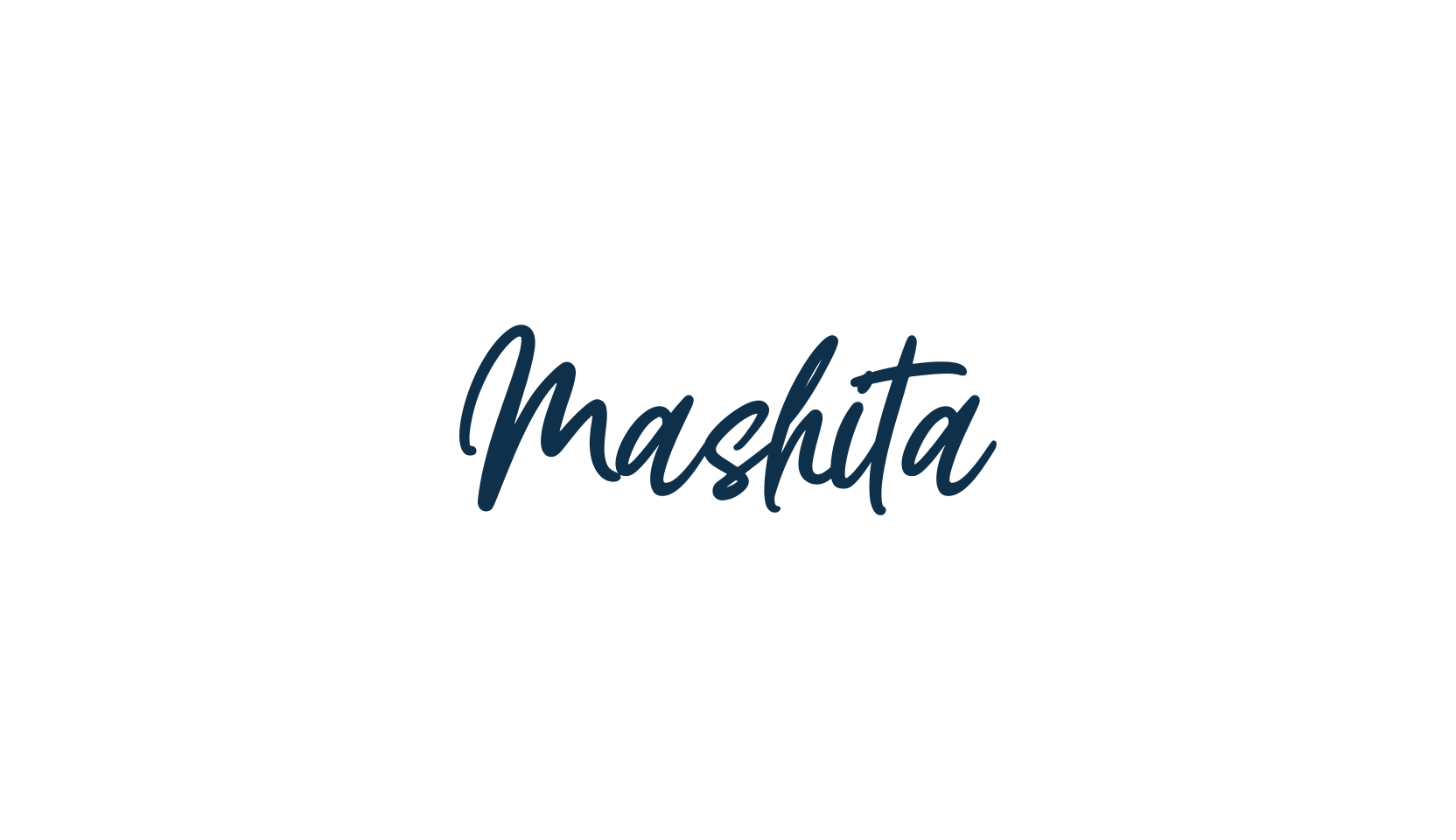 Mashita, script handwritten fancy decorative calligraphy font preview