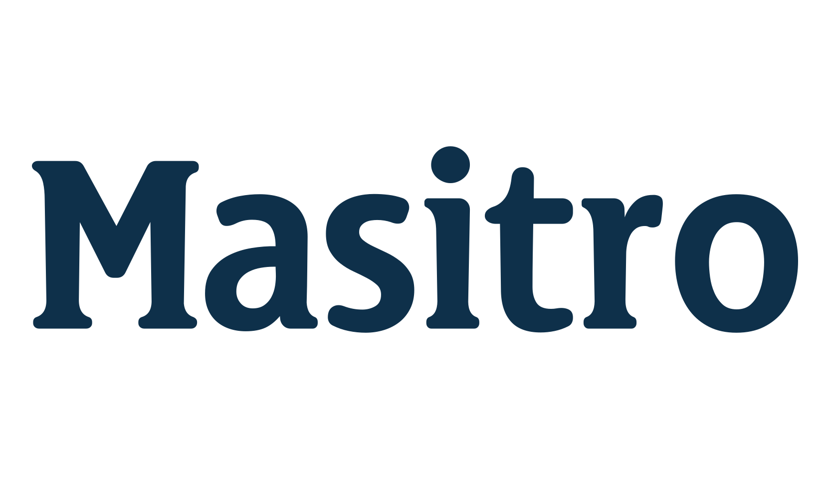 Masitro, serif font preview