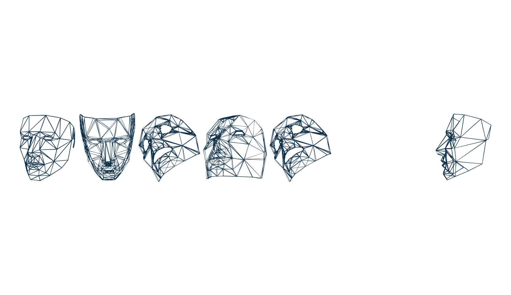 Masks 3D, fancy decorative font preview