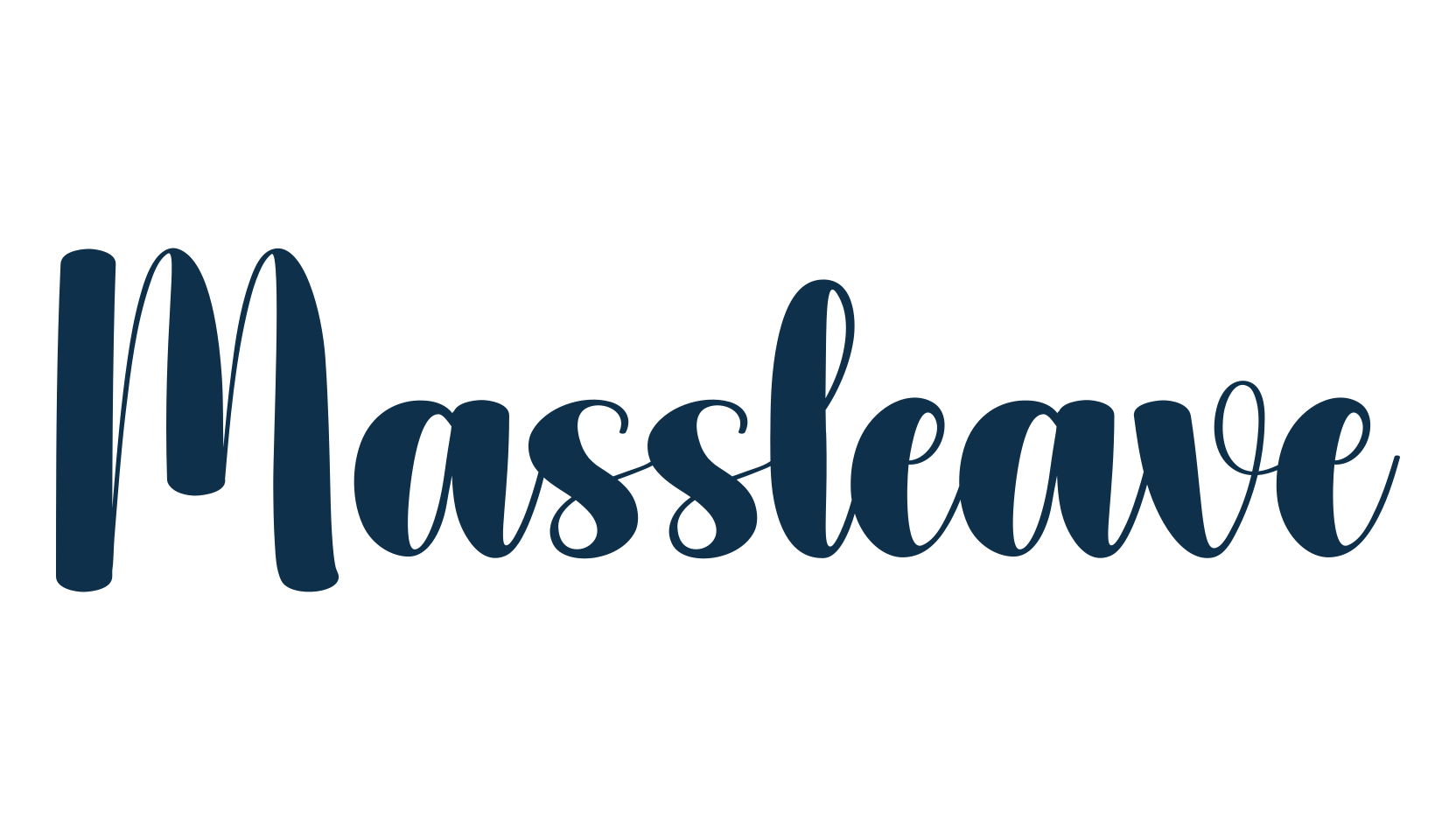 Massleave, fancy decorative font preview