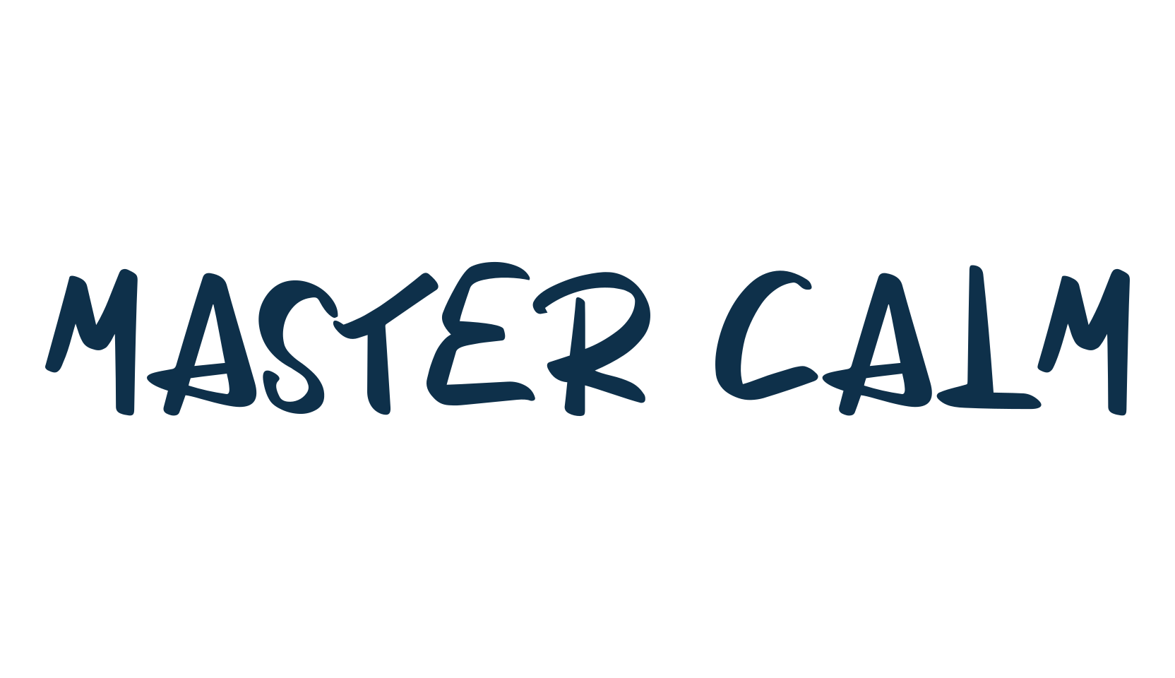 Master Calm, graffiti font preview
