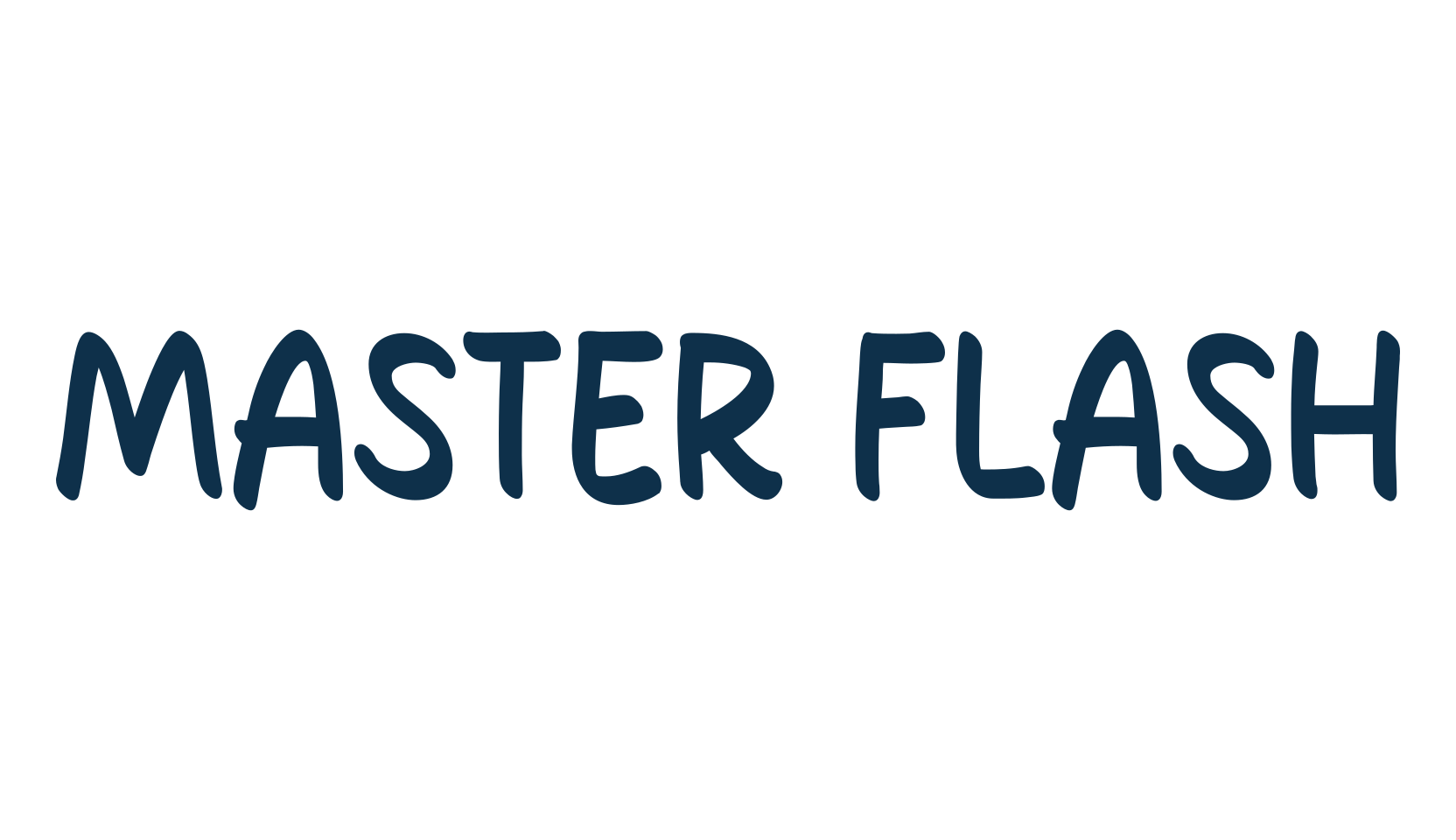 Master Flash, fancy cartoon decorative font preview