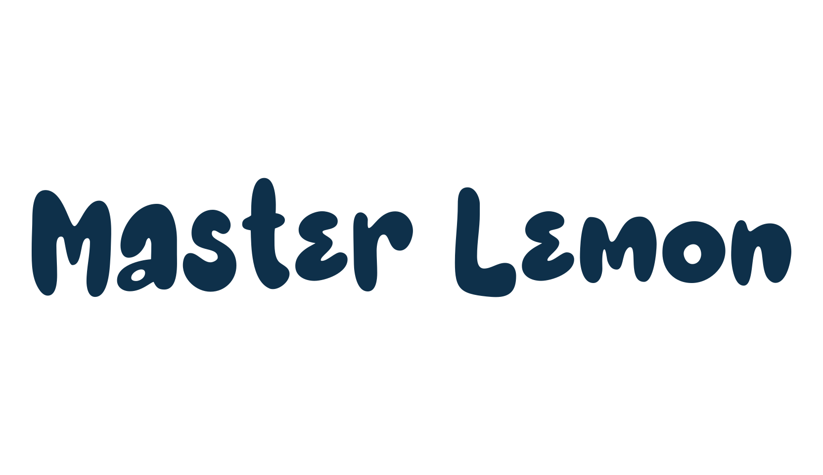 Master Lemon, fancy cartoon decorative font preview