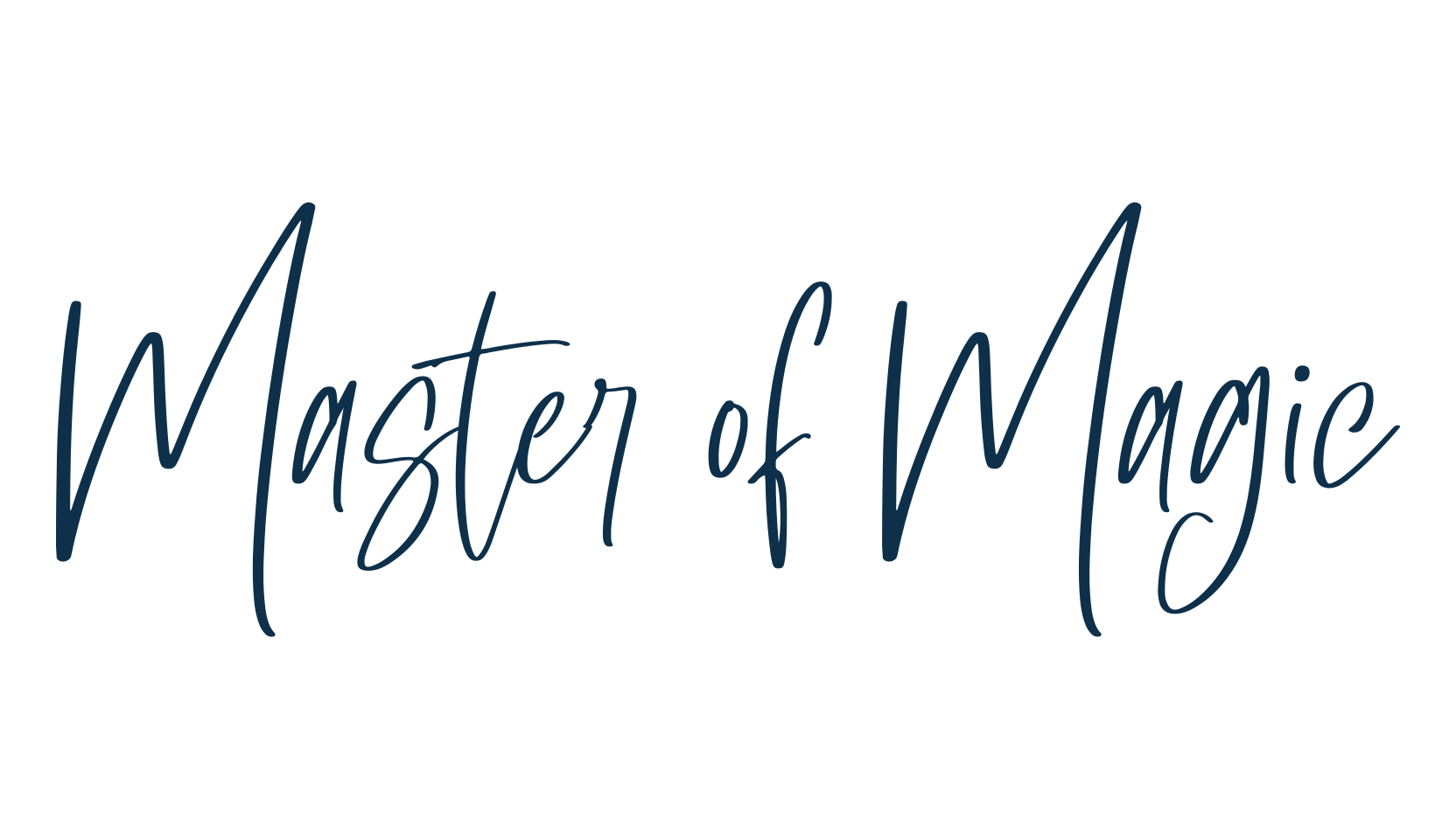 Master of Magic, handwriting font preview