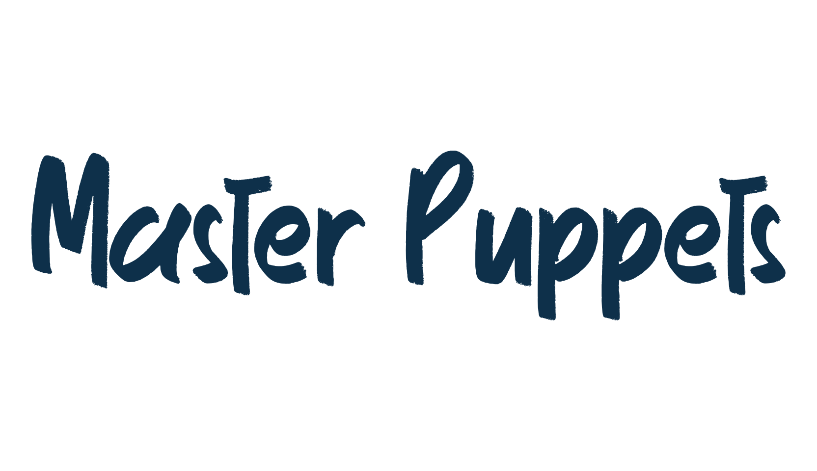 Master Puppets, brush font preview