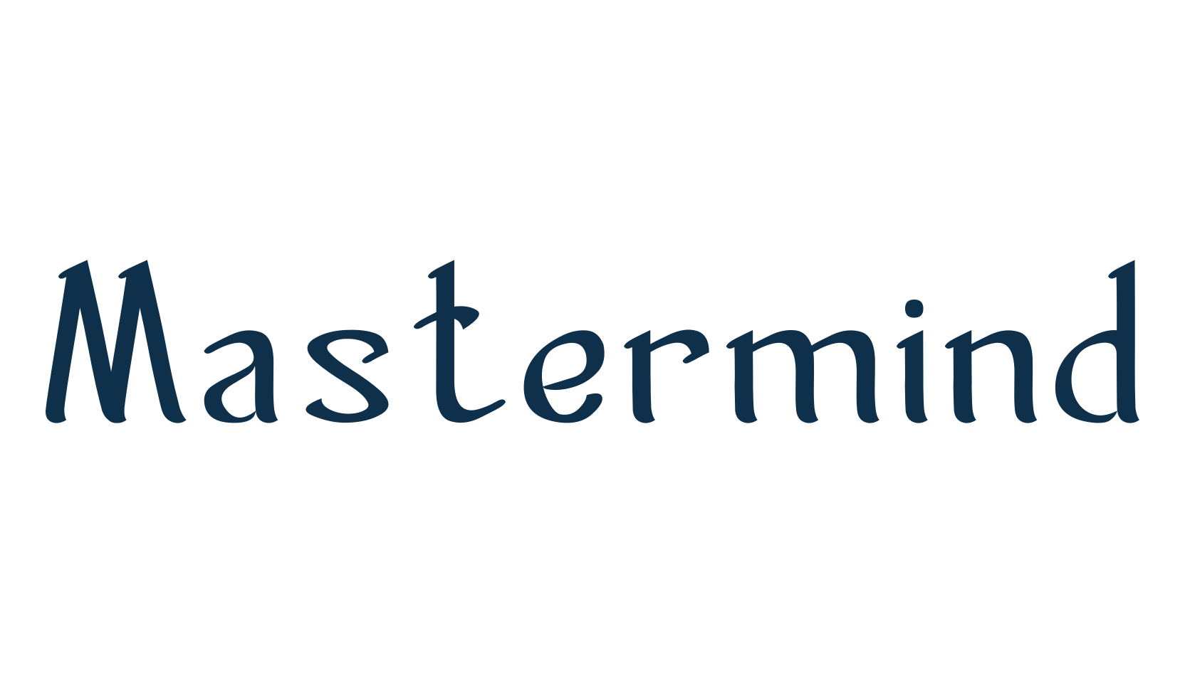 Mastermind, fancy various decorative font preview