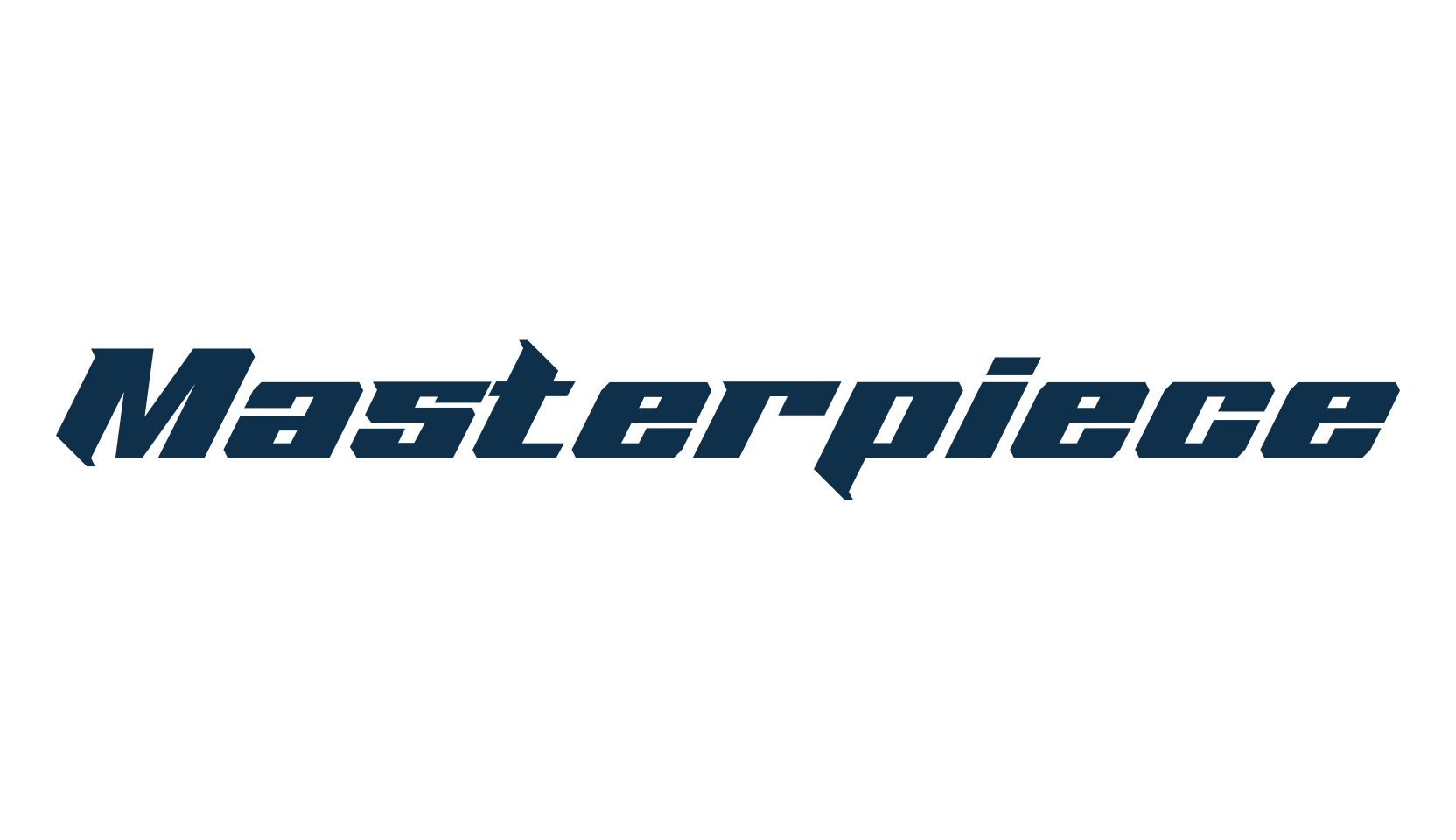 Masterpiece, sci-fi font preview