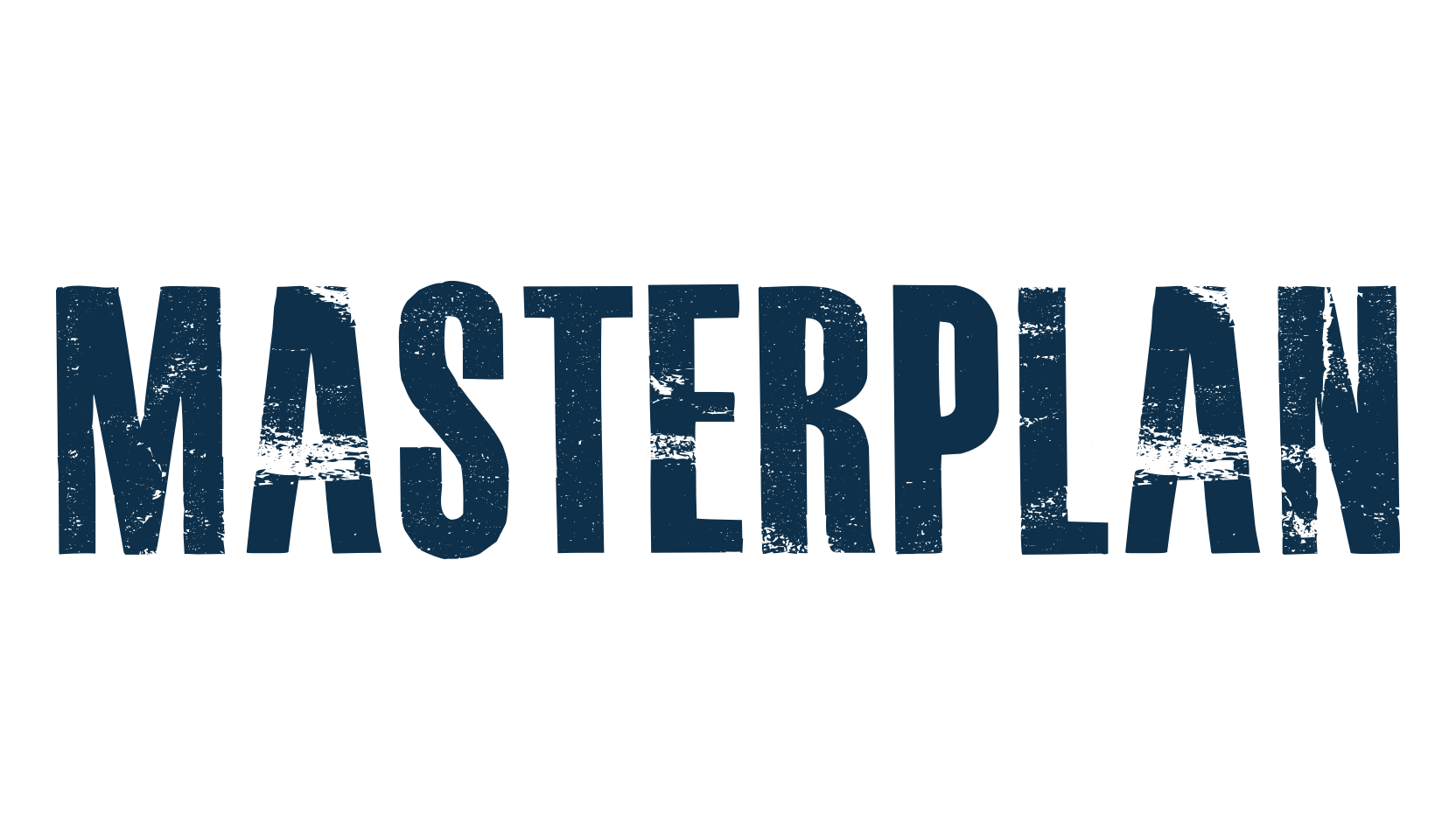Masterplan, eroded font preview