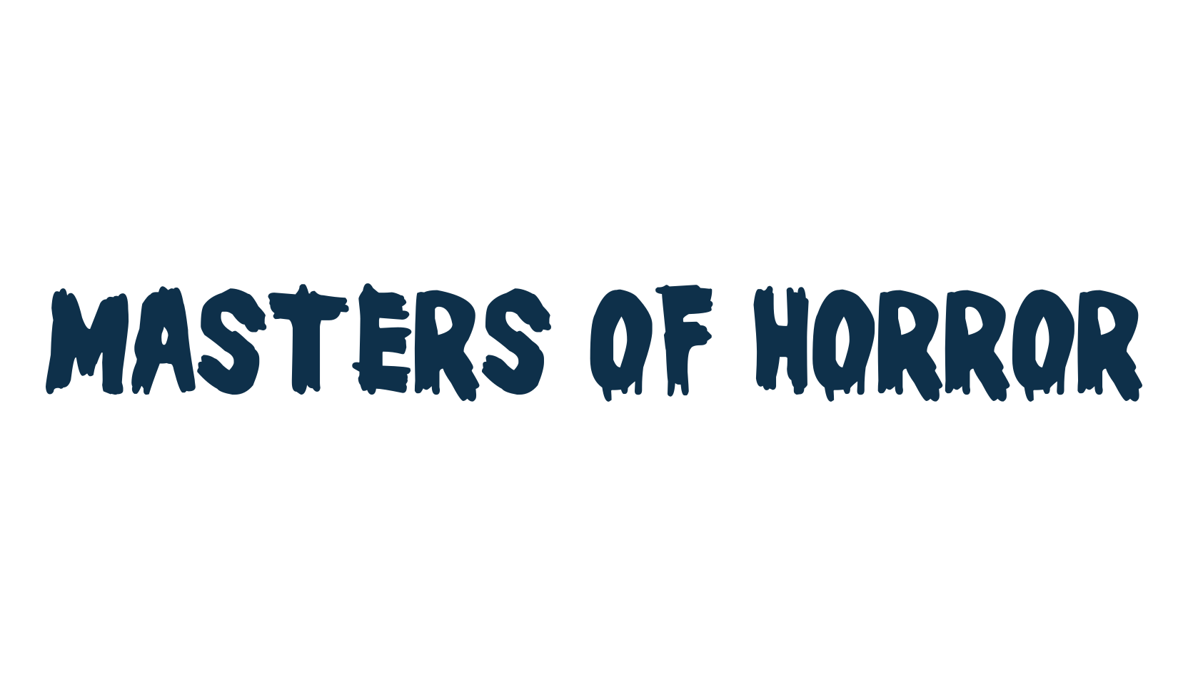 Masters of Horror, holiday halloween fancy decorative horror font preview