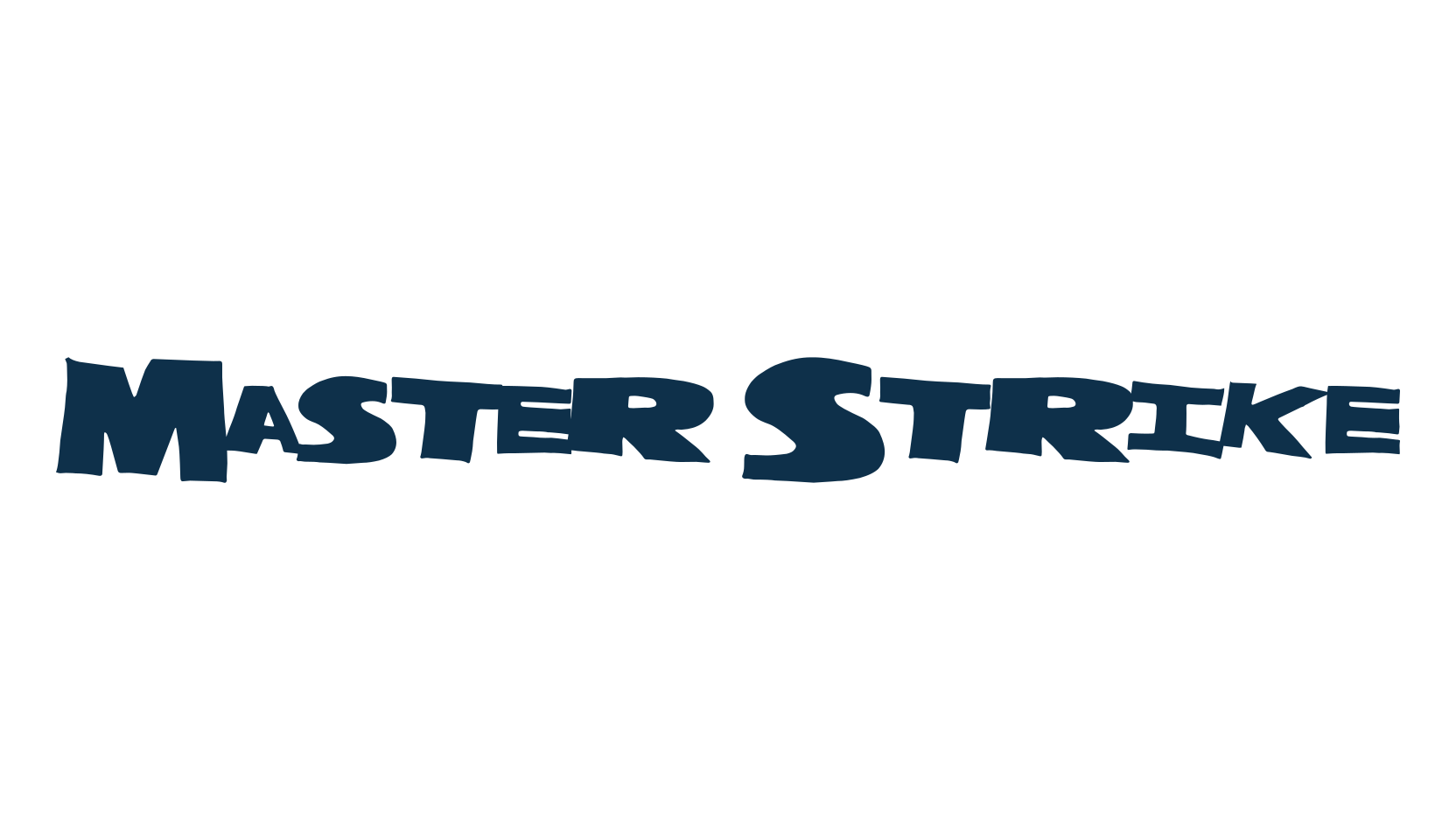 Master Strike, cartoon font preview