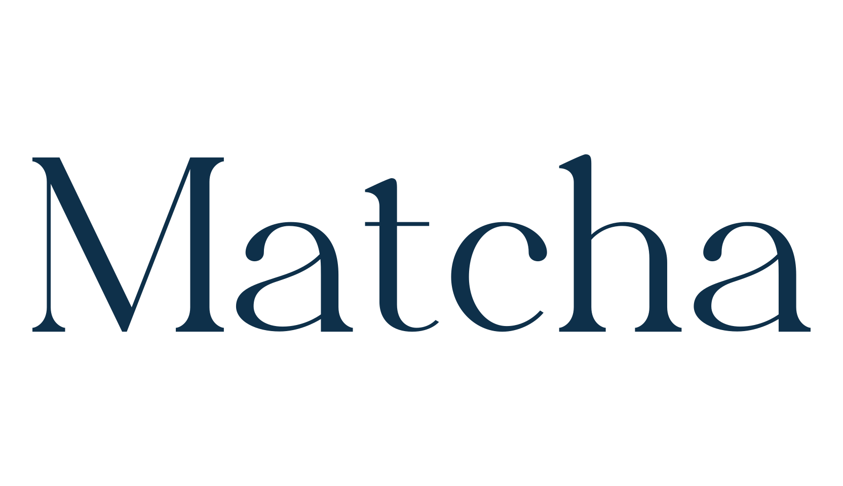 Matcha (matcha-2), serif font preview