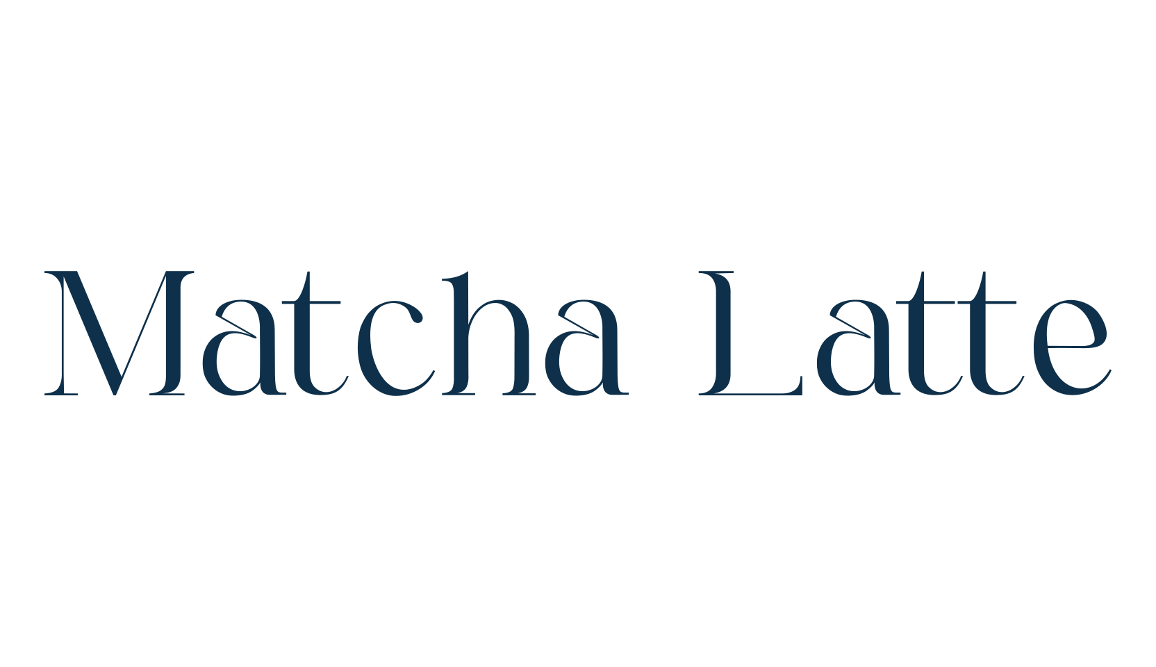 Matcha Latte (matcha-latte-2), serif font preview