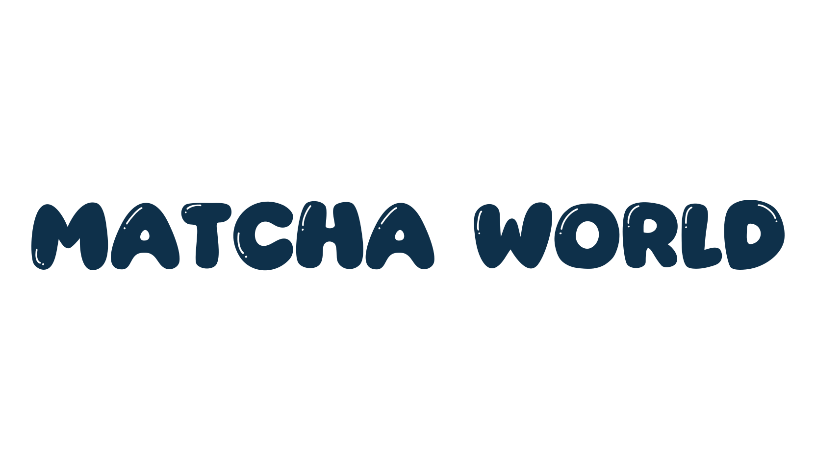 Matcha World, fancy cartoon decorative font preview