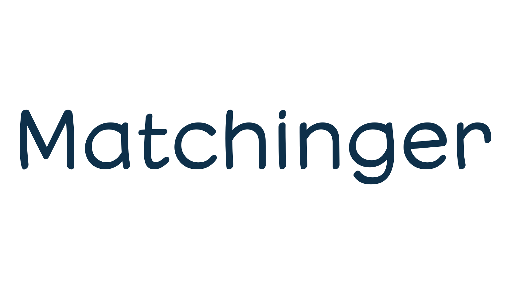 Matchinger, script handwritten fancy decorative calligraphy font preview