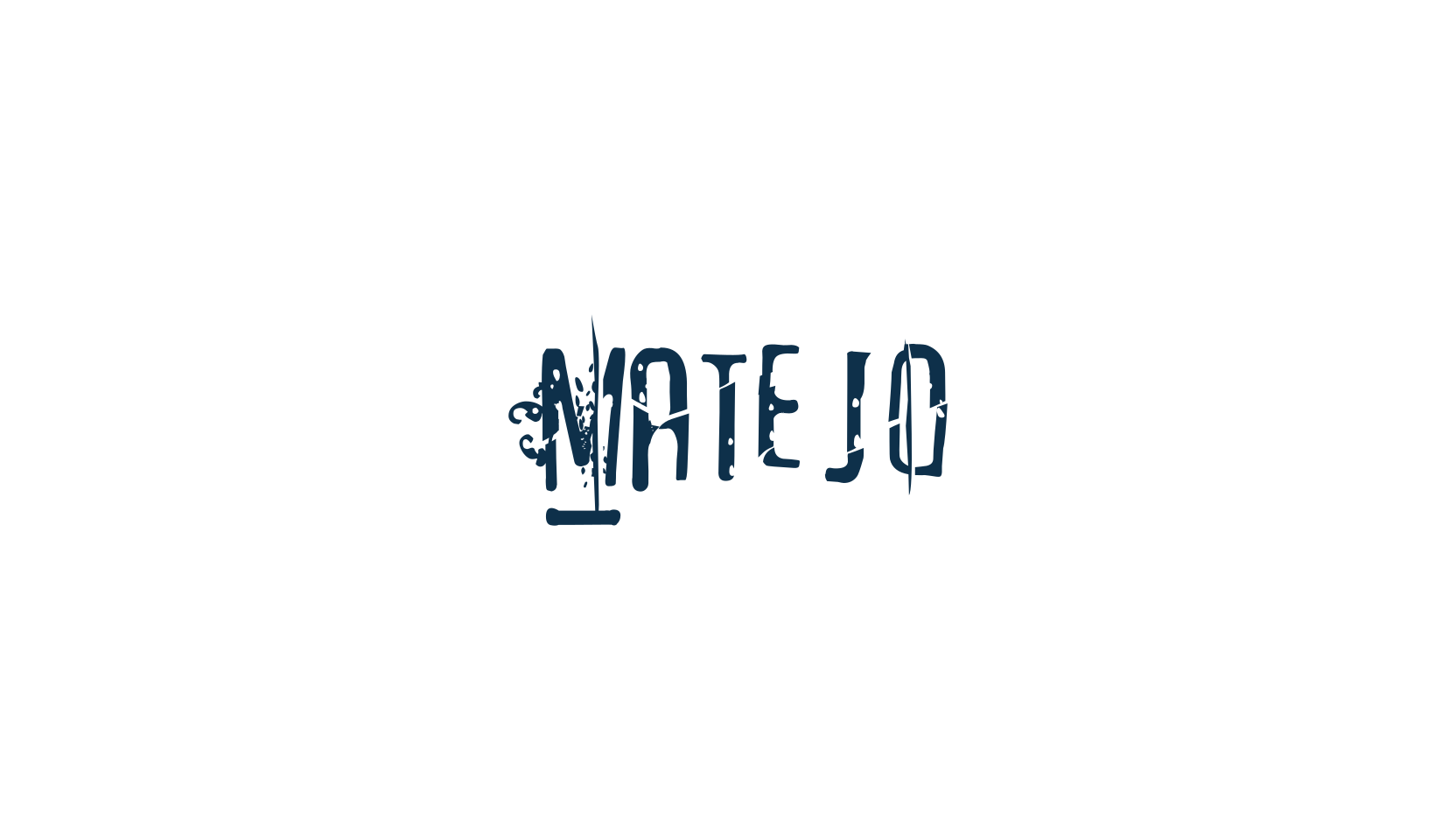 Matejo, eroded font preview