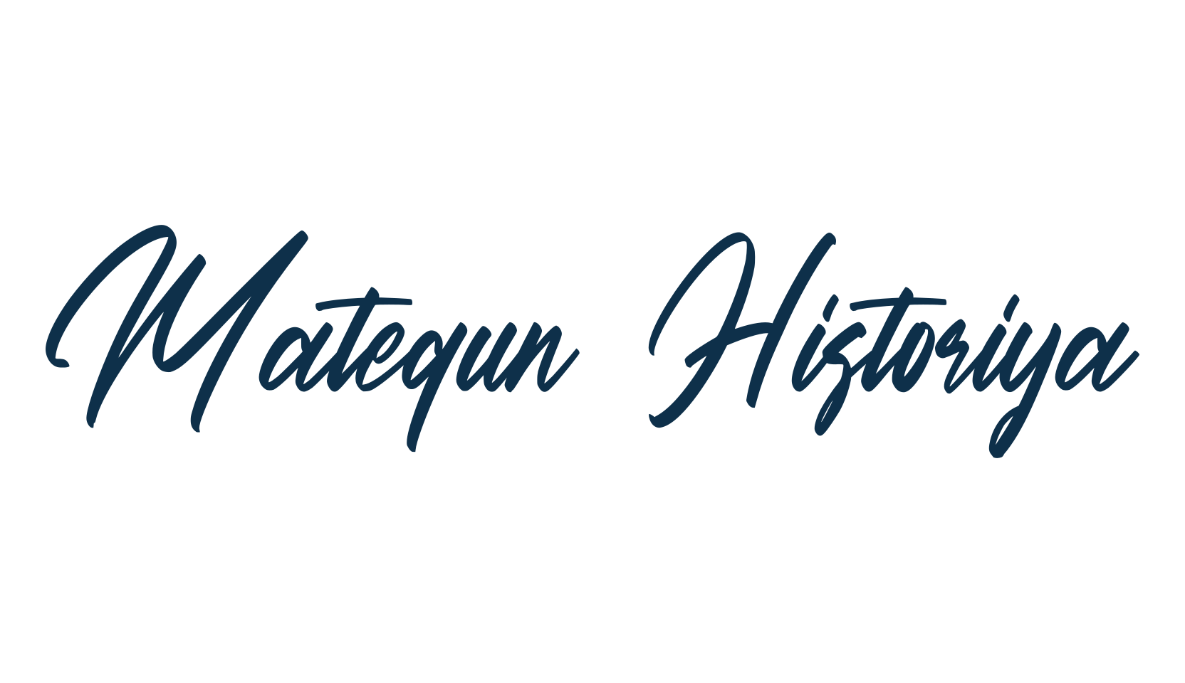 Matequn Historiya, script handwritten fancy decorative calligraphy font preview