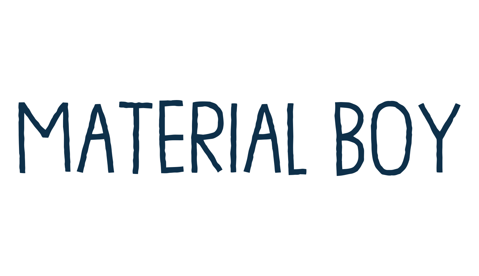 Material Boy, fancy cartoon decorative font preview