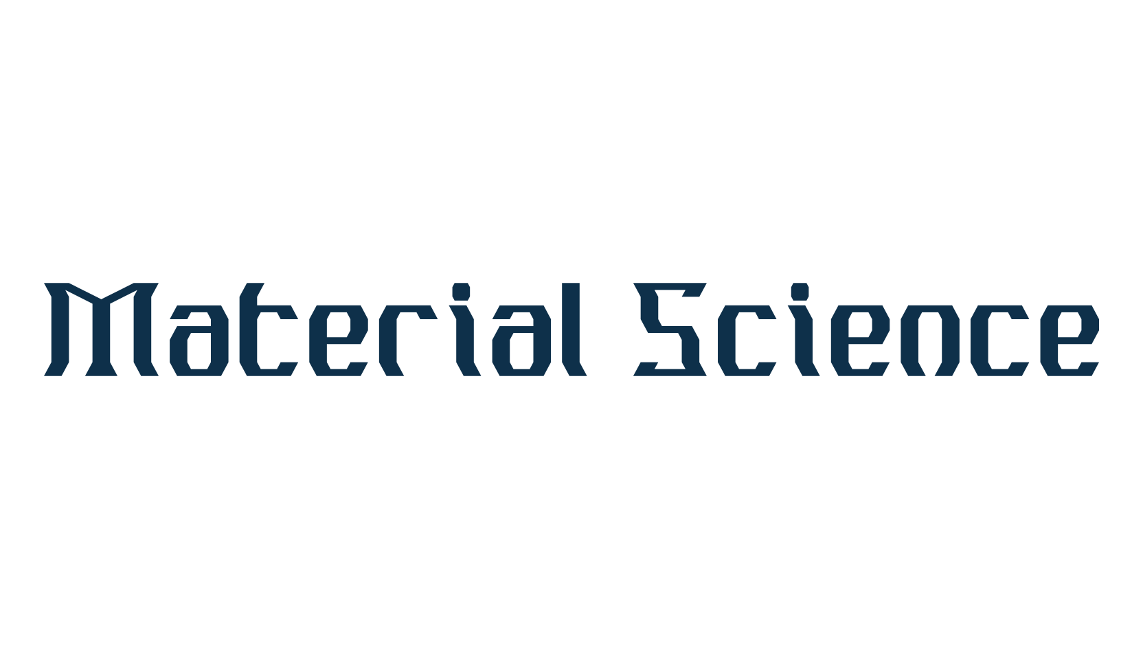 Material Science, fancy various decorative font preview
