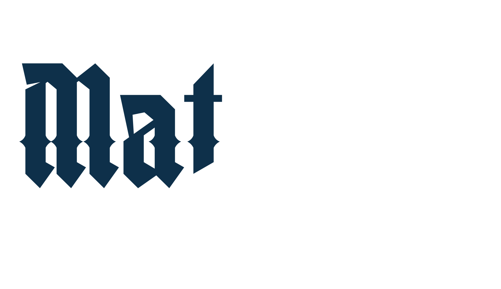 Matgard, modern font preview