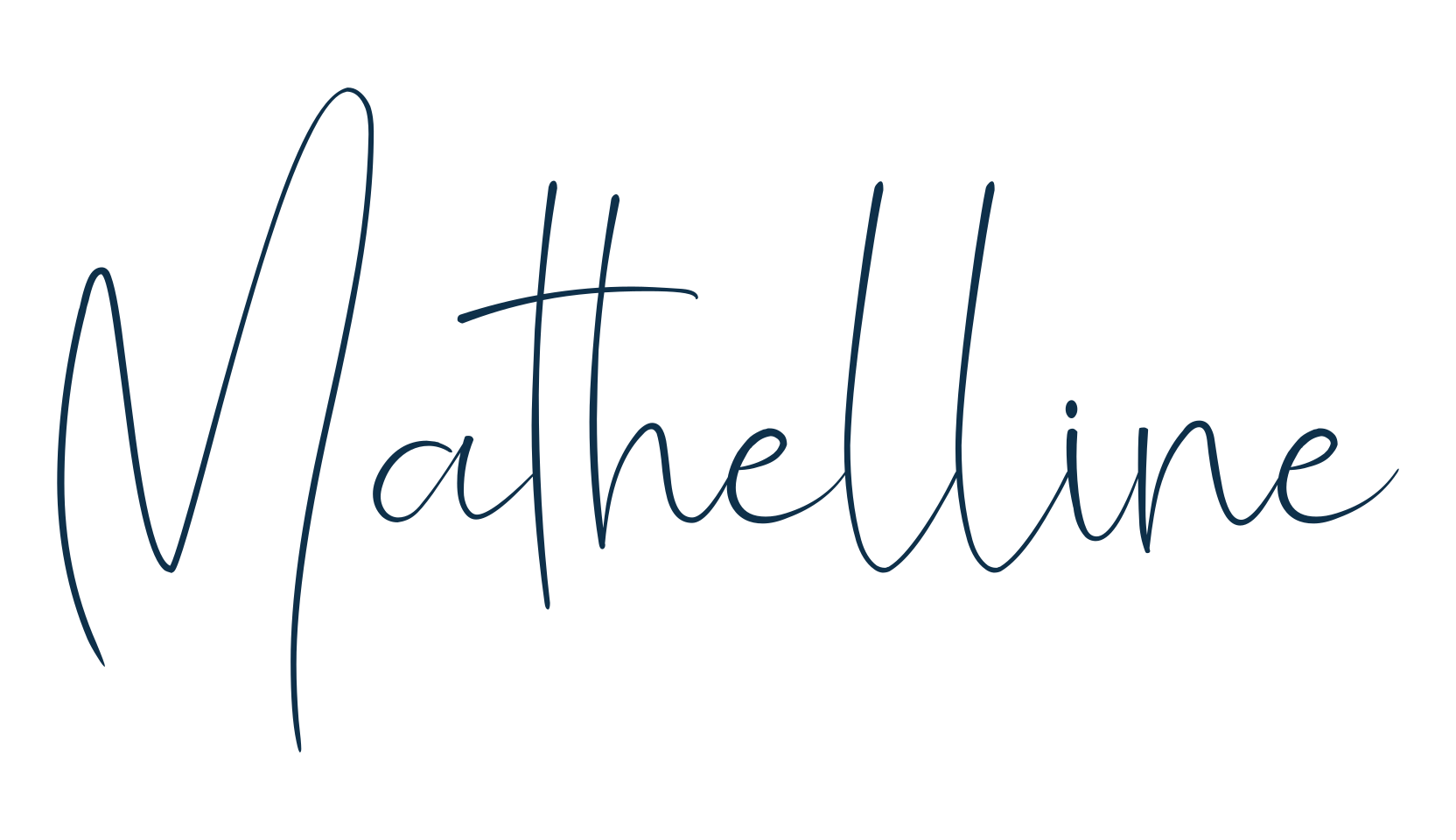 Mathelline, script handwritten fancy decorative calligraphy font preview