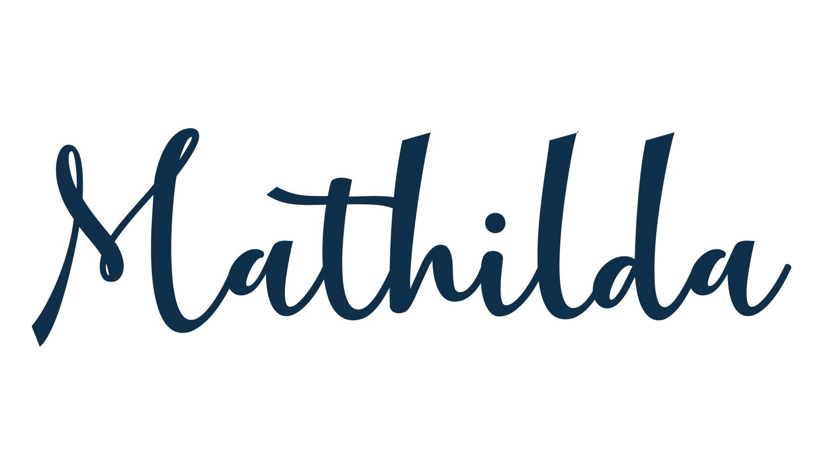 Mathilda (mathilda), various font preview