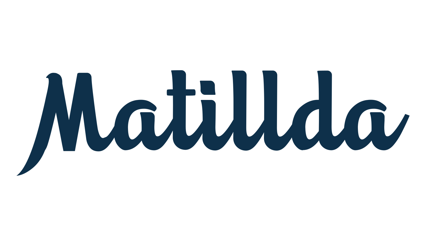Matillda, display market font preview