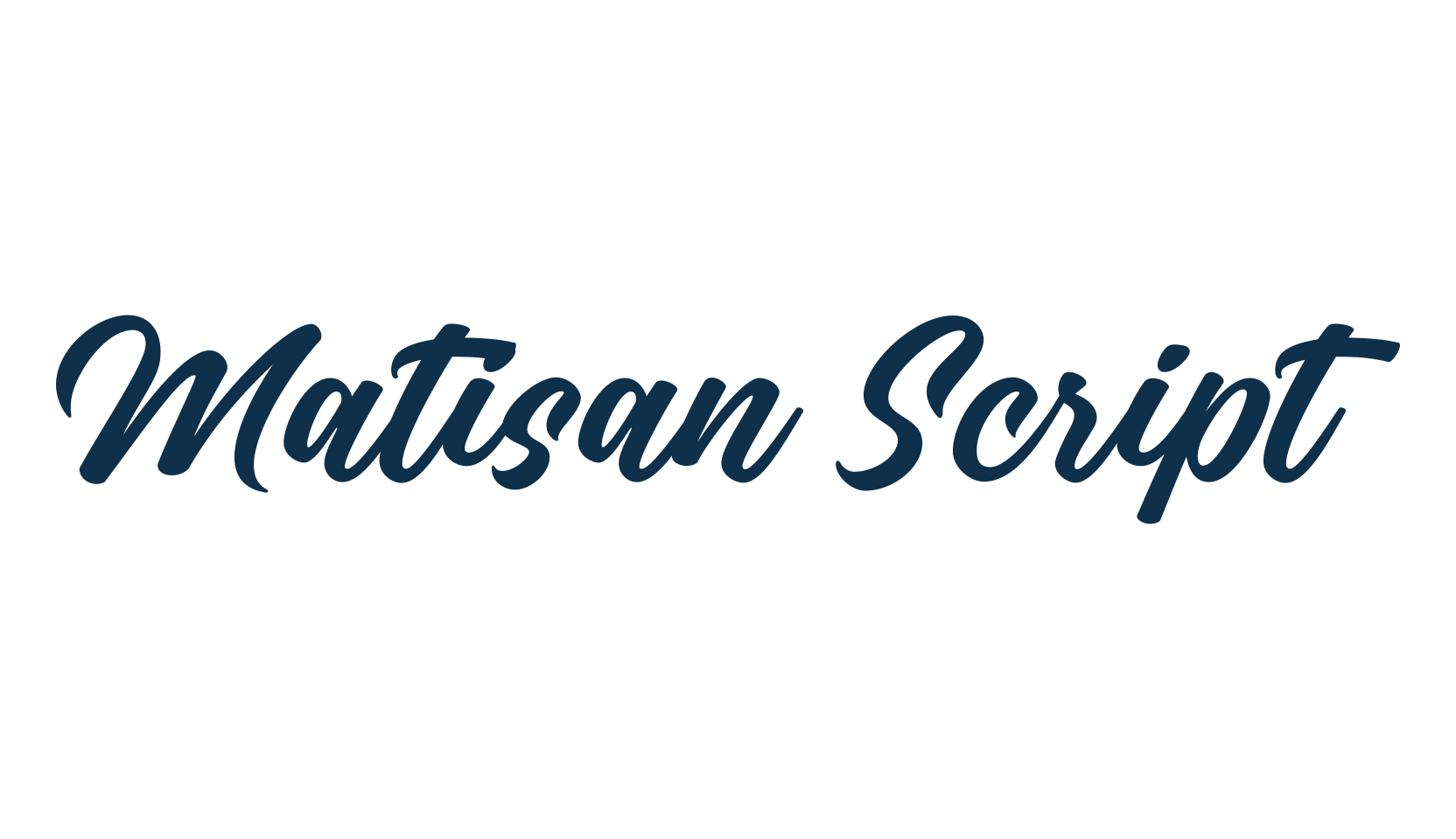 Matisan Script, script calligraphy fancy decorative font preview