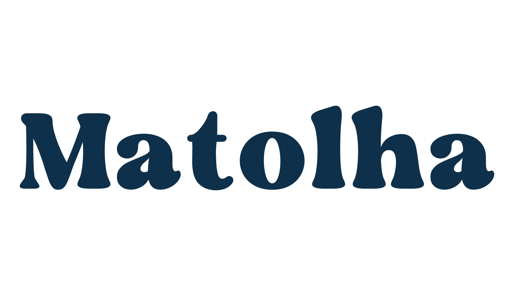 Matolha, fancy retro decorative font preview
