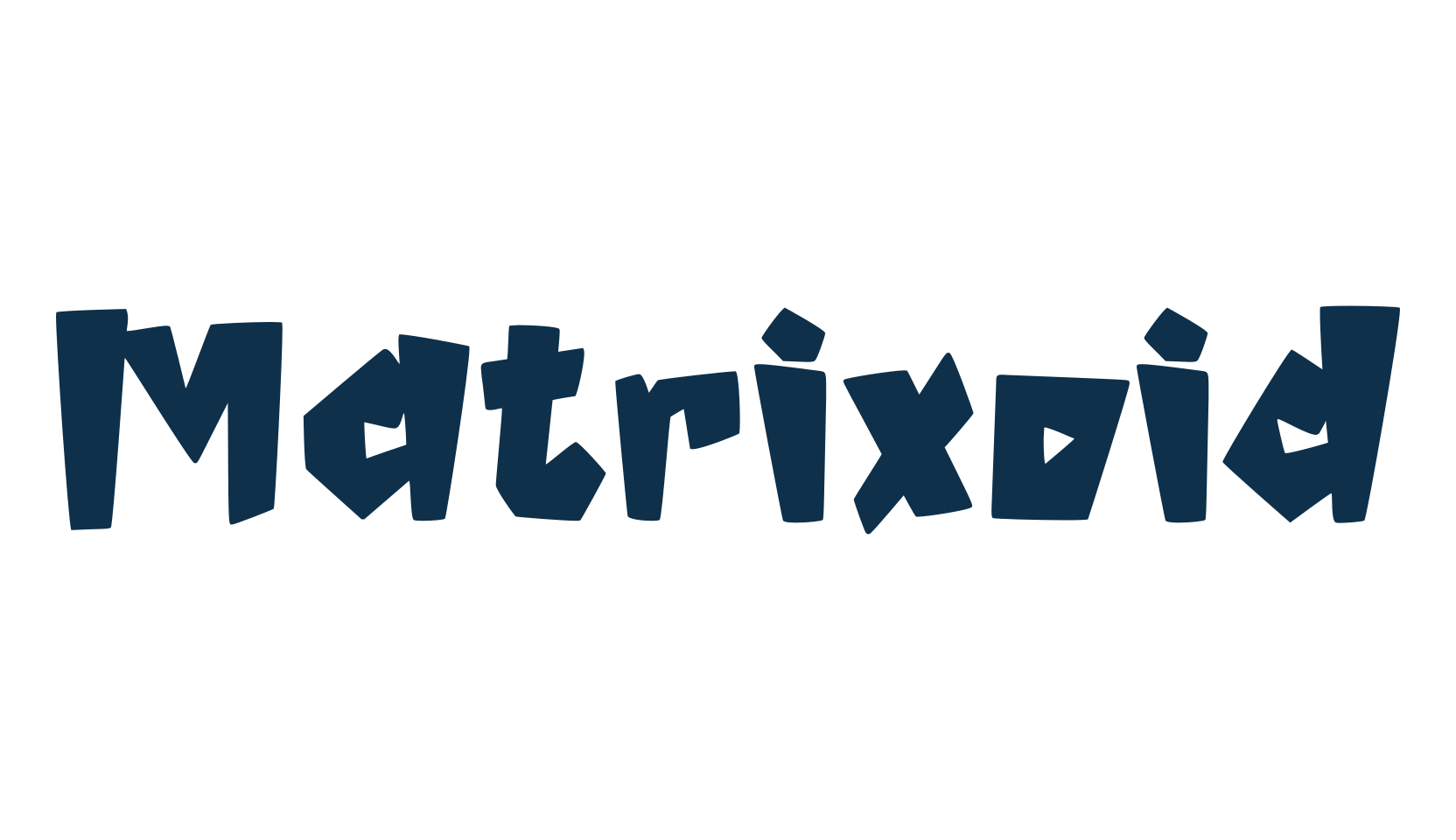 Matrixoid, script graffiti fancy decorative calligraphy font preview